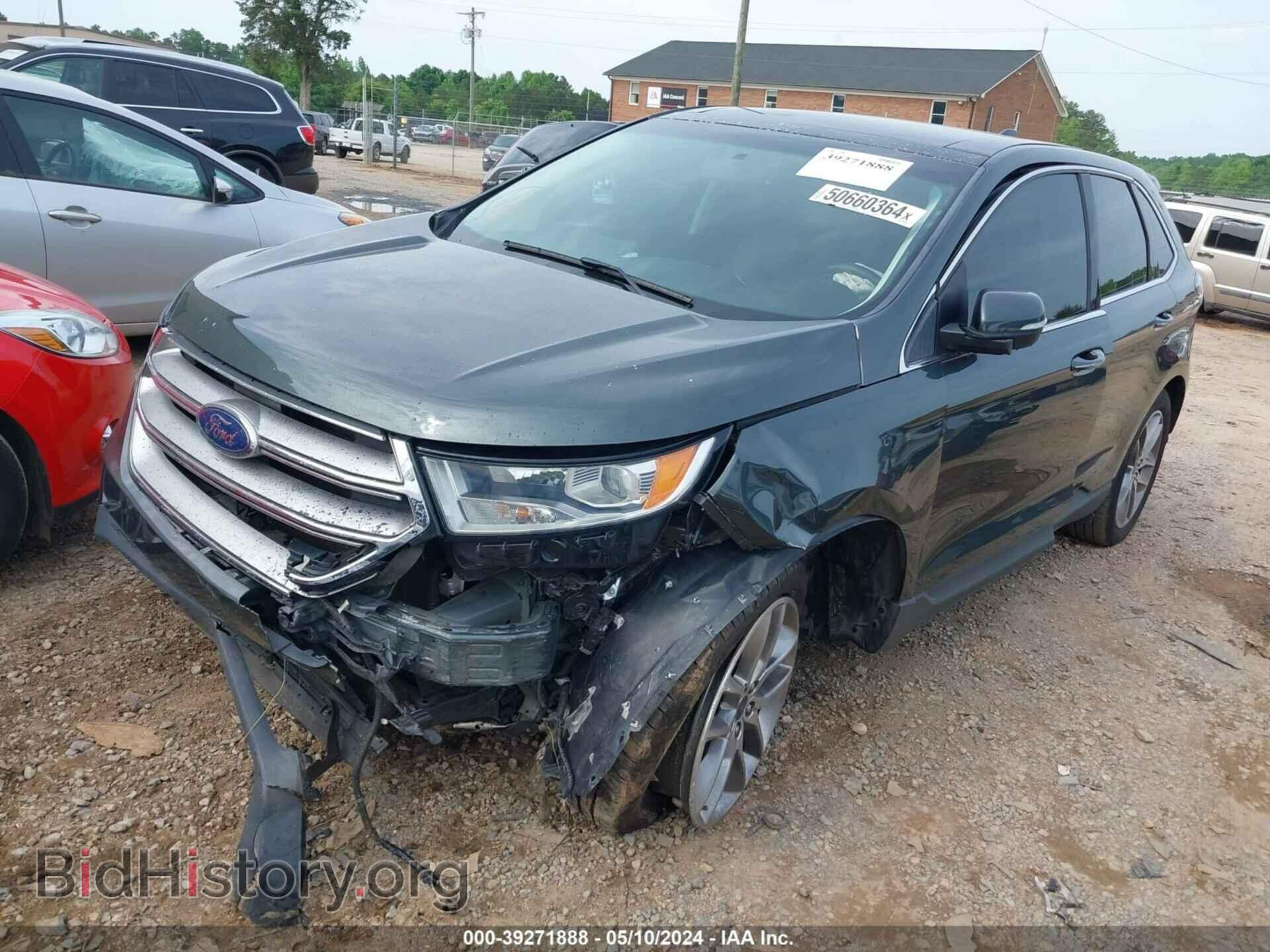 2015 FORD EDGE - VIN: 2FMTK3K87FBB88725 - Фото 2
