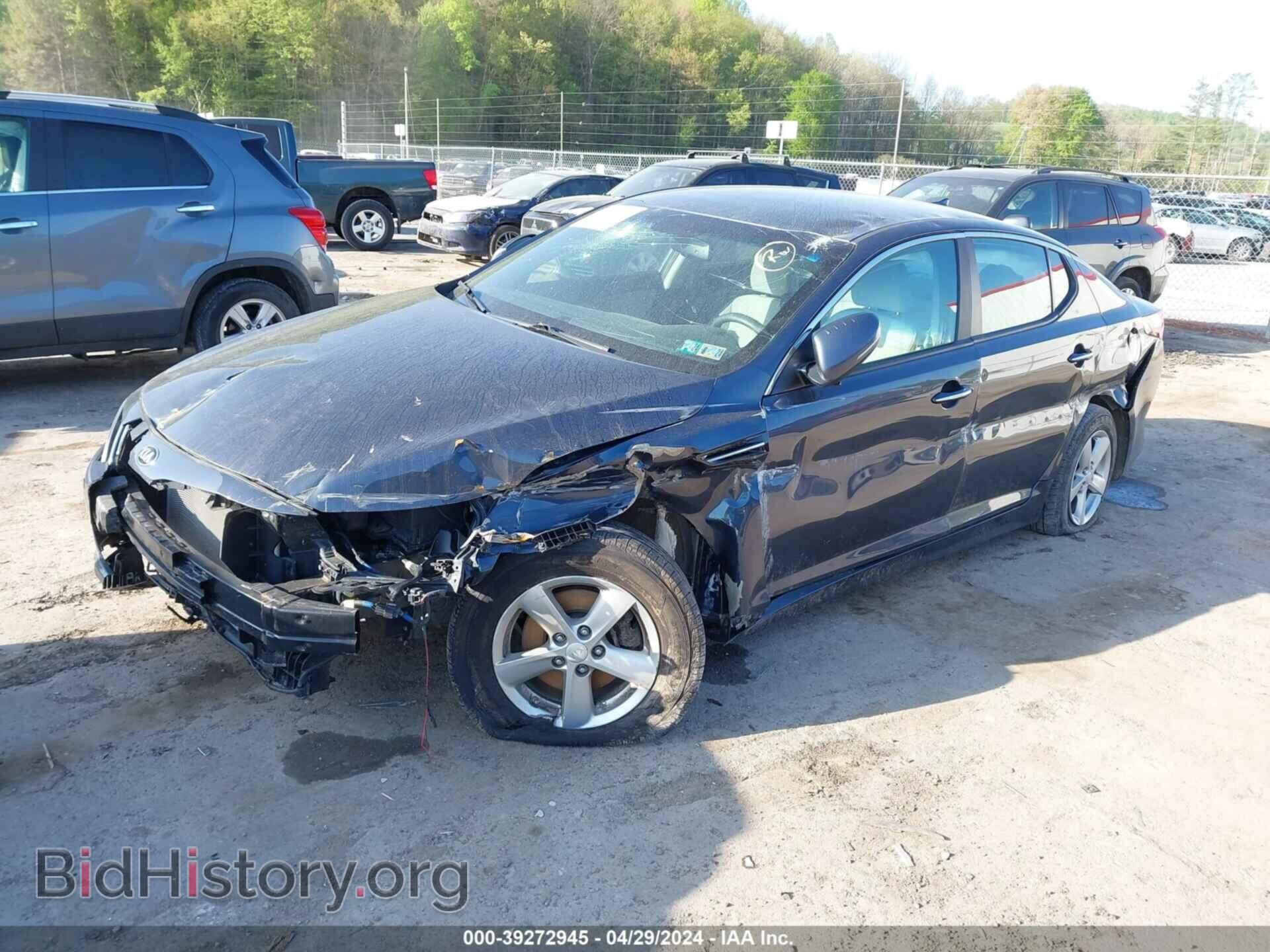 2015 KIA OPTIMA - VIN: KNAGM4A72F5567213 - Фото 2