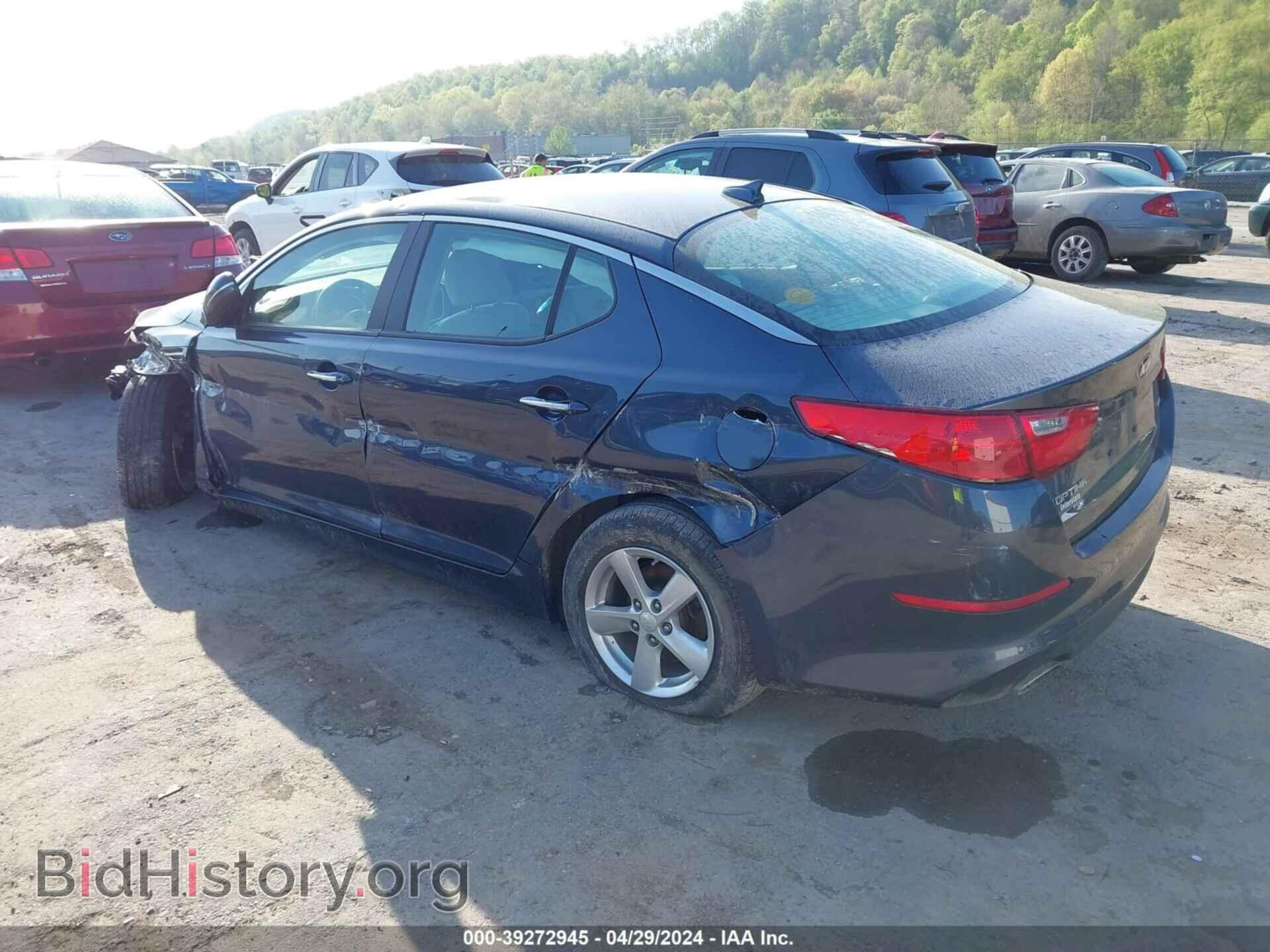 2015 KIA OPTIMA - VIN: KNAGM4A72F5567213 - Фото 3