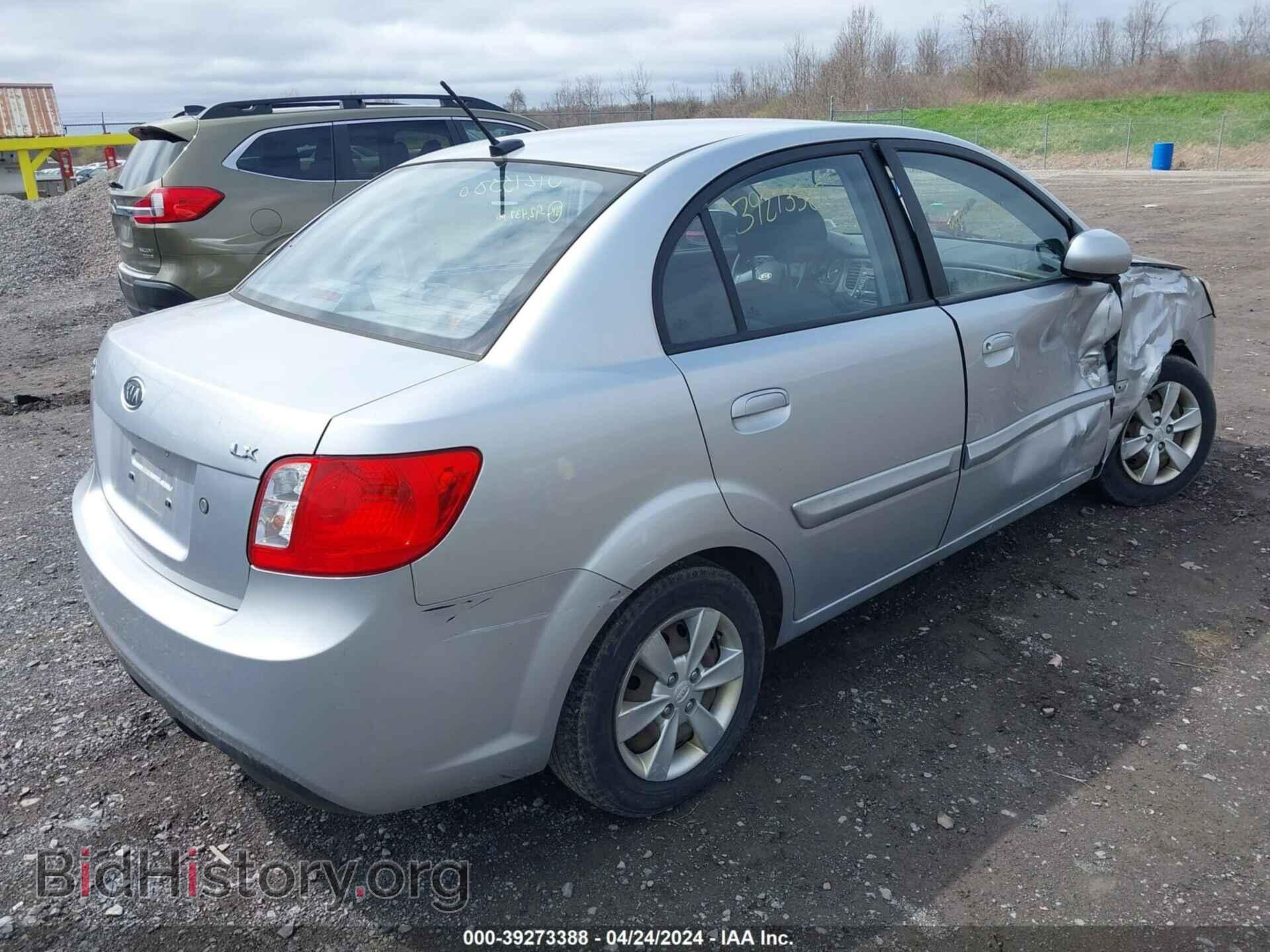 2010 KIA RIO - VIN: KNADH4A35A6634815 - Фото 4