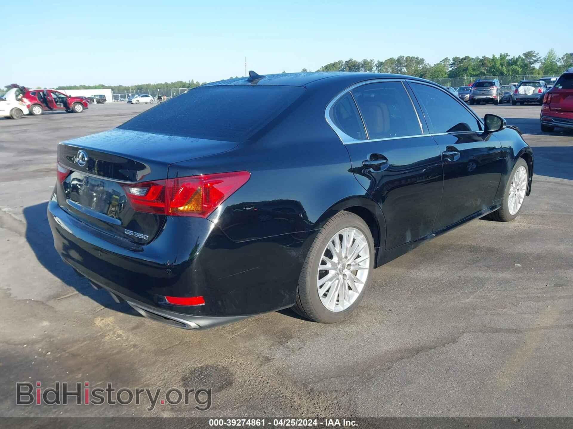 2013 LEXUS GS 350 - VIN: JTHBE1BL0D5023079 - Фото 4