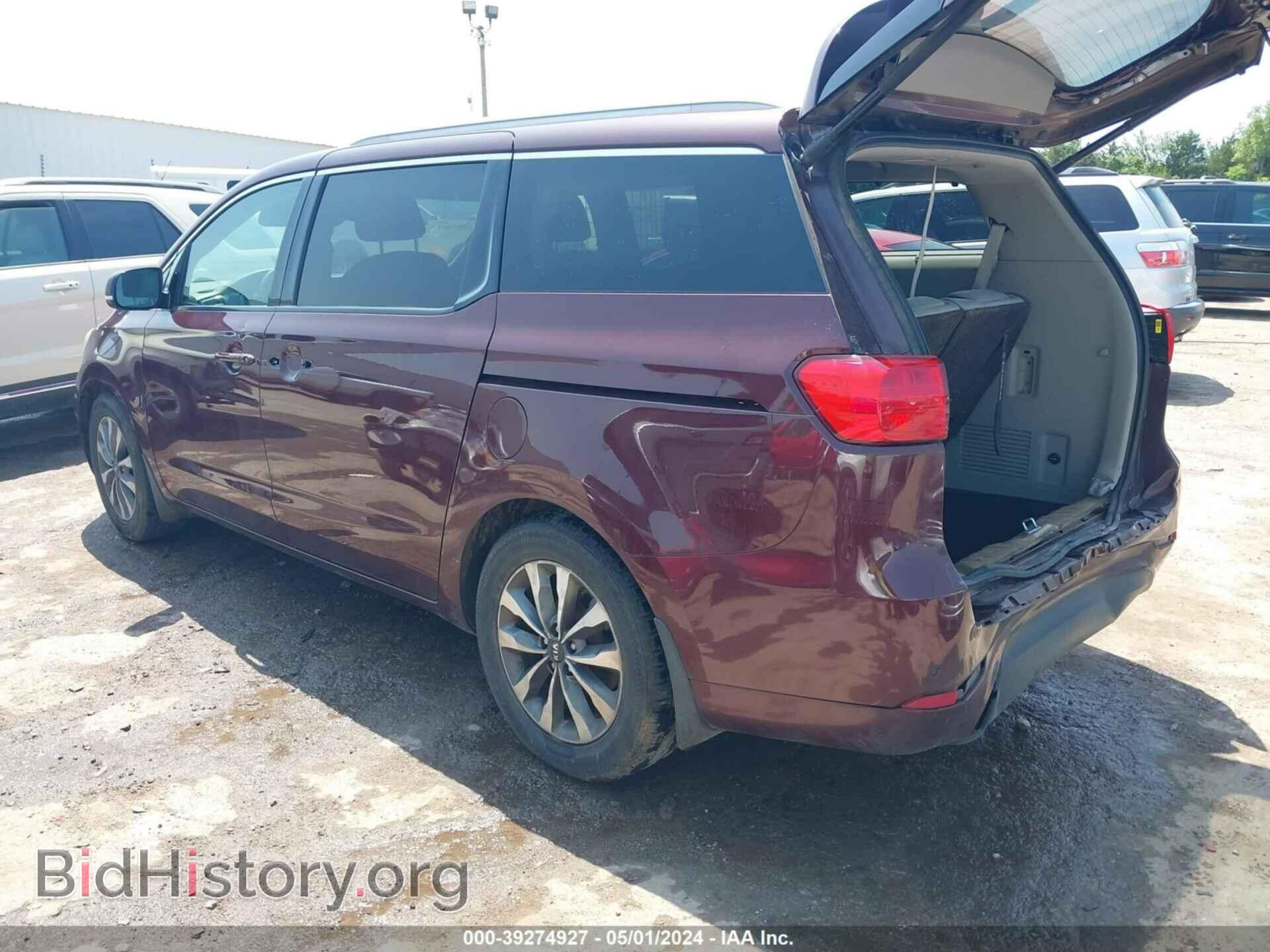 2015 KIA SEDONA - VIN: KNDMC5C19F6048631 - Фото 3