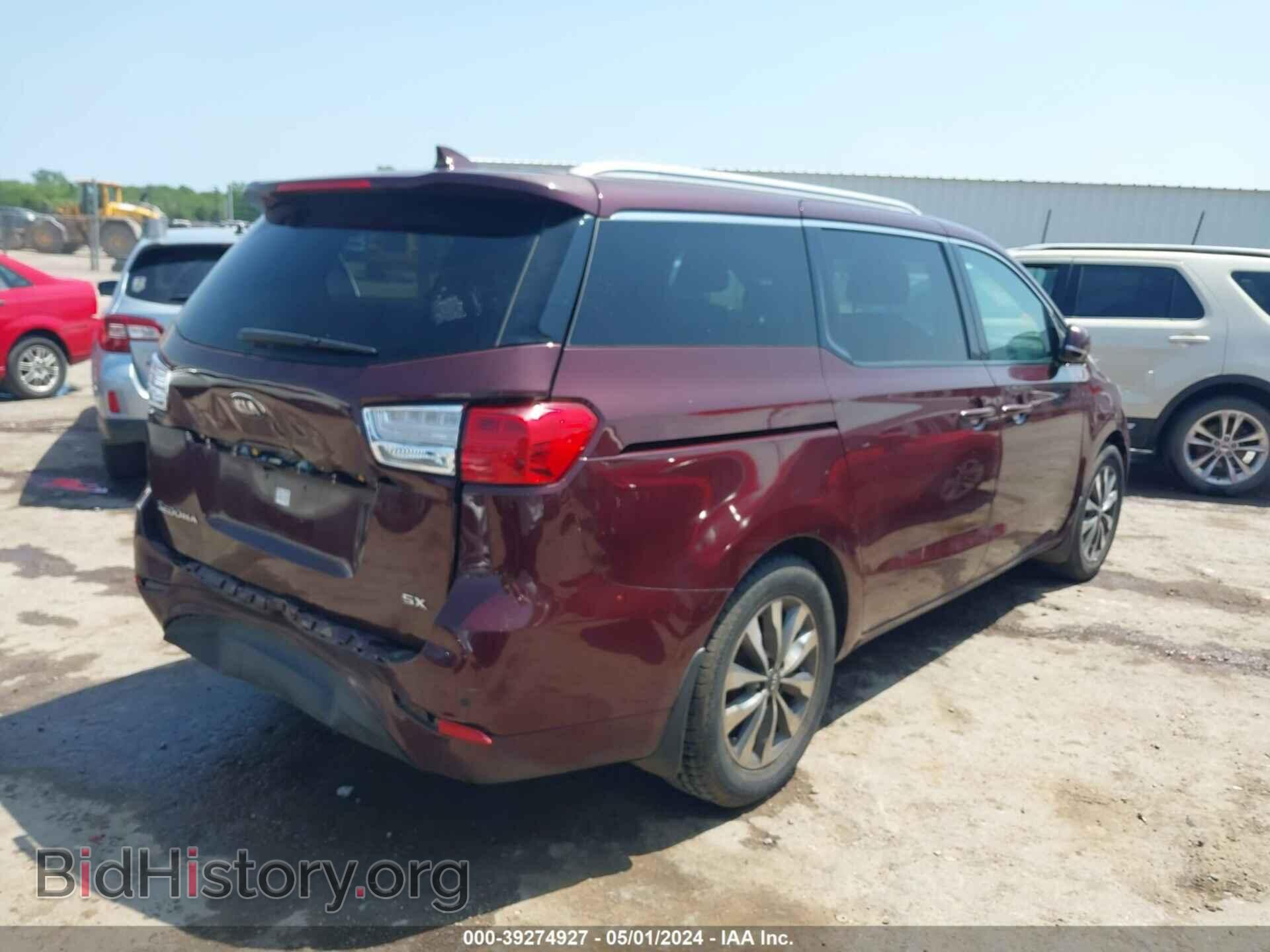2015 KIA SEDONA - VIN: KNDMC5C19F6048631 - Фото 4