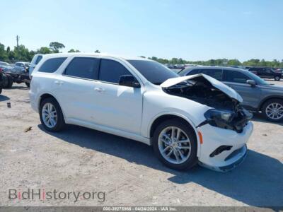 2023 Dodge DURANGO GT Launch Edition RWD, white — VIN 1C4RDHDG2PC549631, IAAI