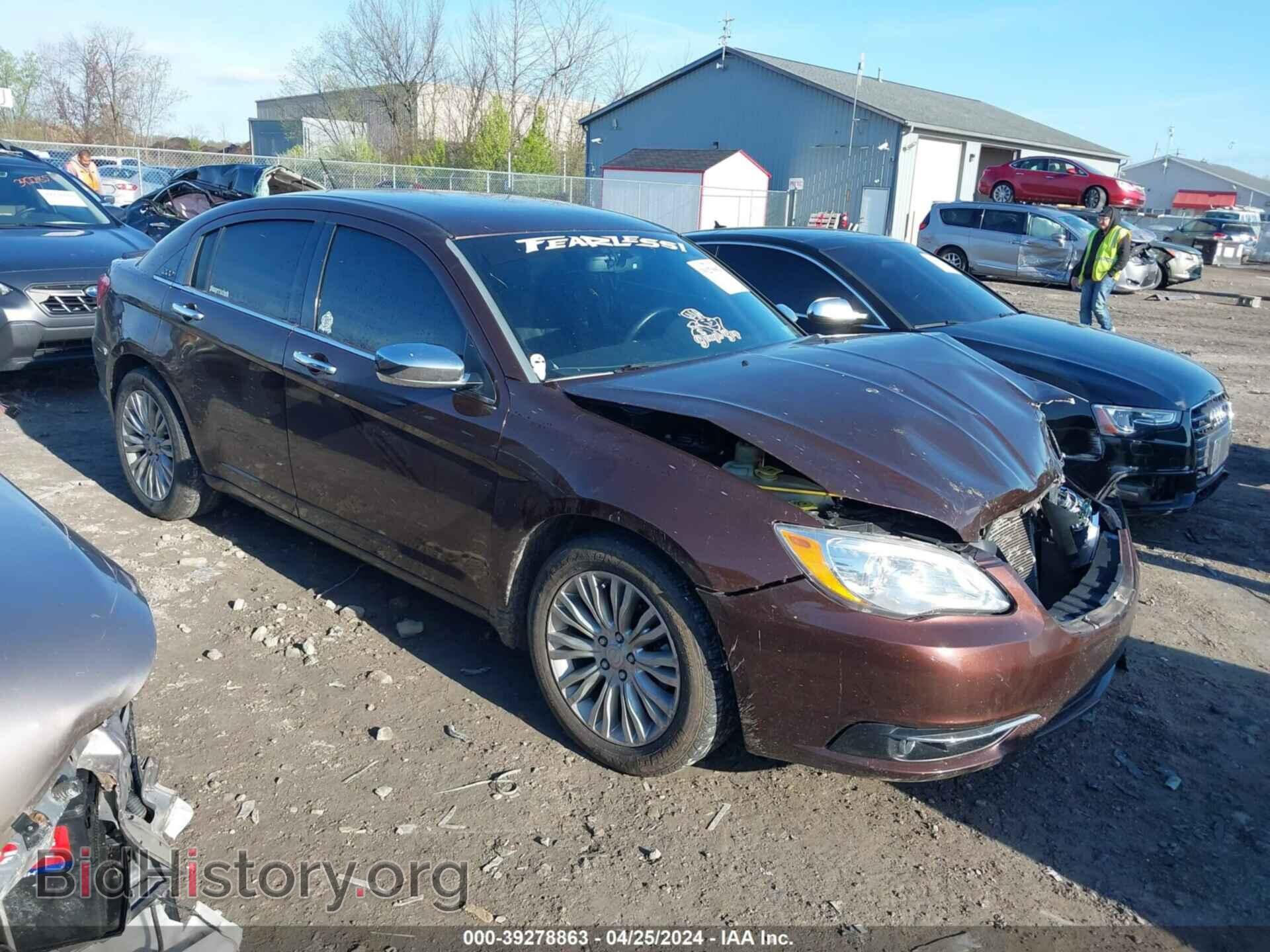Фотография 1C3CCBCB3CN169714 - CHRYSLER 200 2012