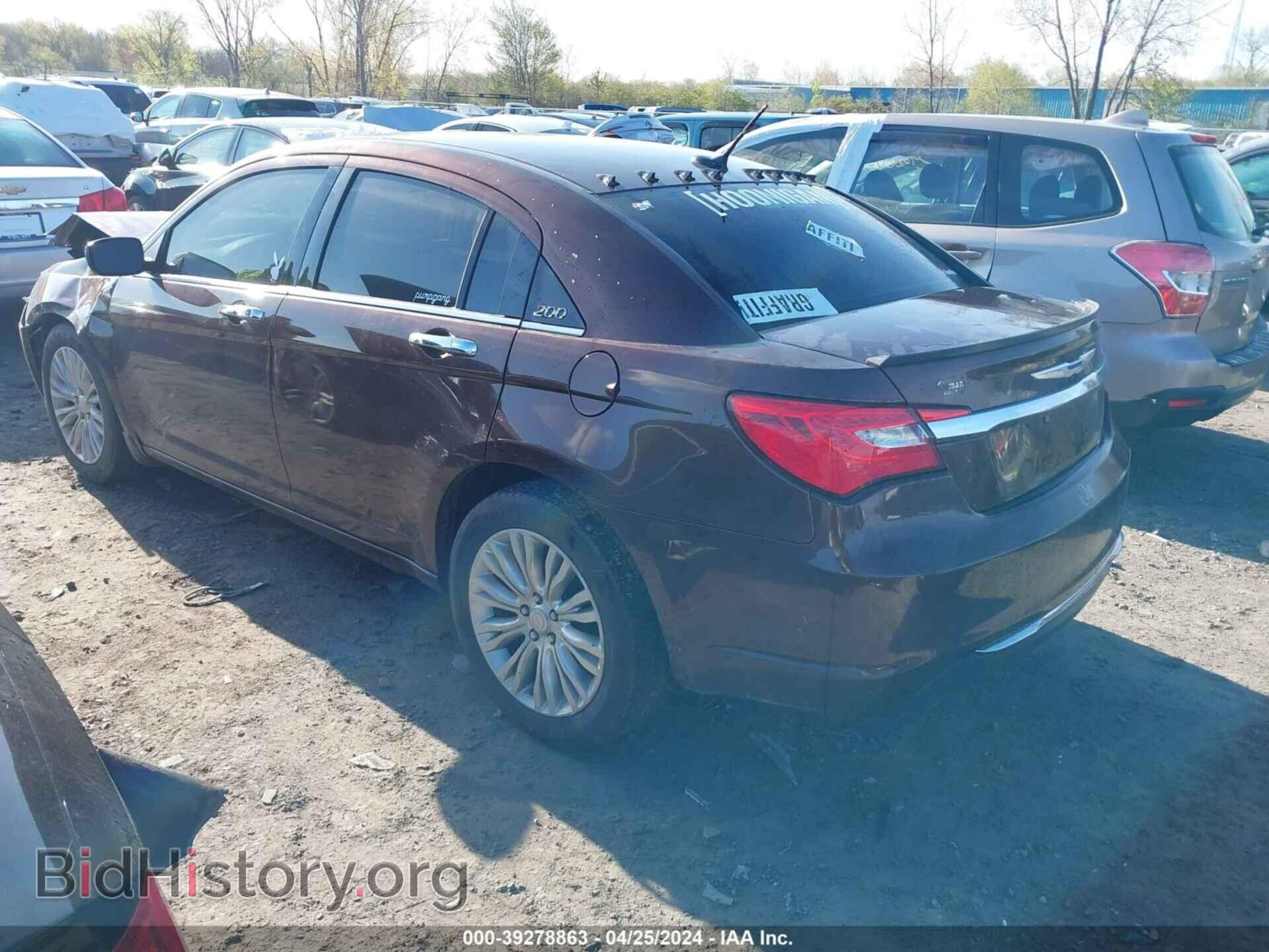 2012 CHRYSLER 200 - VIN: 1C3CCBCB3CN169714 - Фото 3