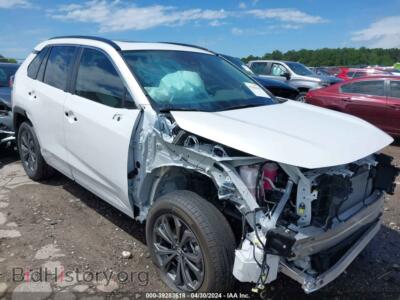 2024 Toyota RAV4 XLE Premium Hybrid, white — VIN 4T3B6RFV7RU150498, IAAI