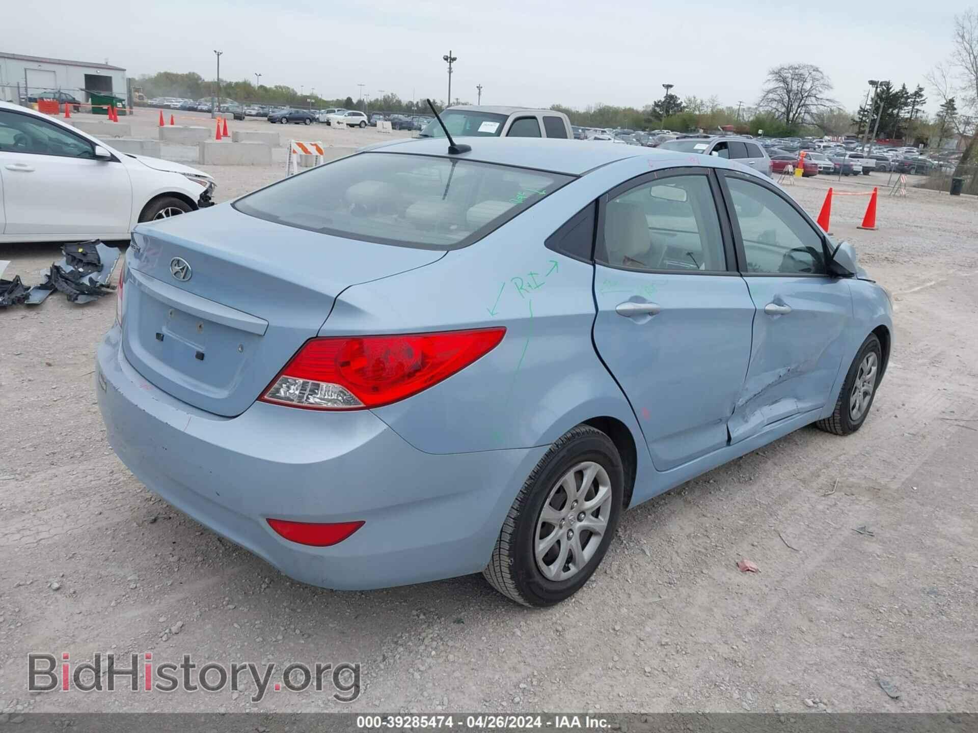 2013 HYUNDAI ACCENT - VIN: KMHCT4AE8DU494902 - Фото 4