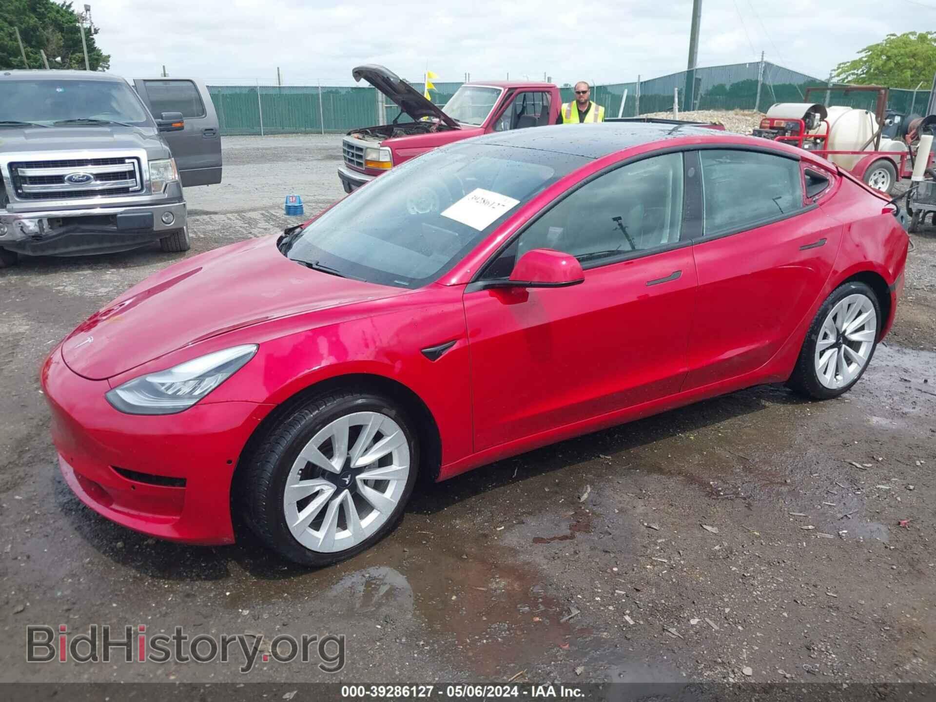 2021 TESLA MODEL 3 - VIN: 5YJ3E1EBXMF862633 - Фото 2