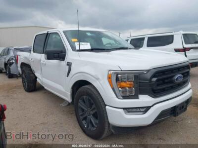 2023 Ford F-150 XLT, белый — VIN 1FTEW1C50PFC27729, IAAI