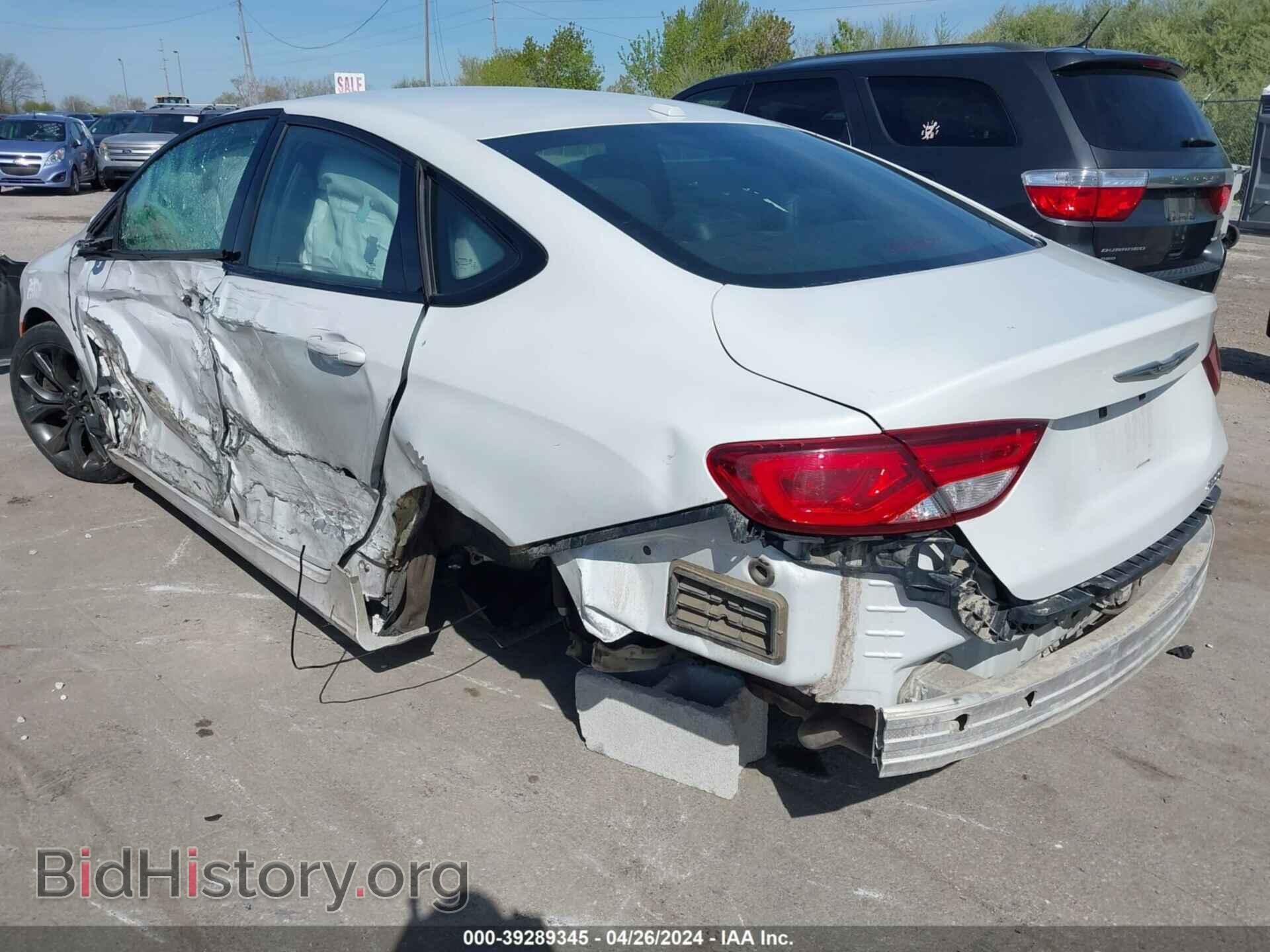 2015 CHRYSLER 200 - VIN: 1C3CCCBBXFN615367 - Фото 3