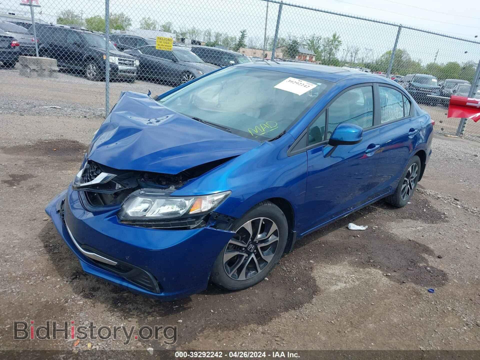 2013 HONDA CIVIC - VIN: 19XFB2F85DE097724 - Фото 2