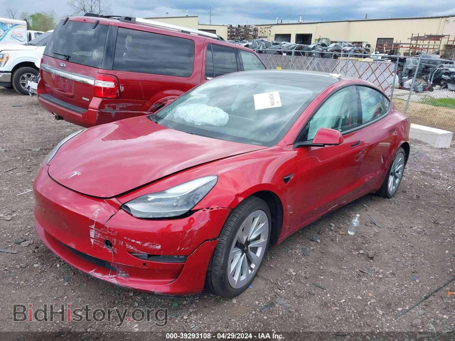 2021 TESLA MODEL 3 - VIN: 5YJ3E1EB7MF990473 - Фото 2