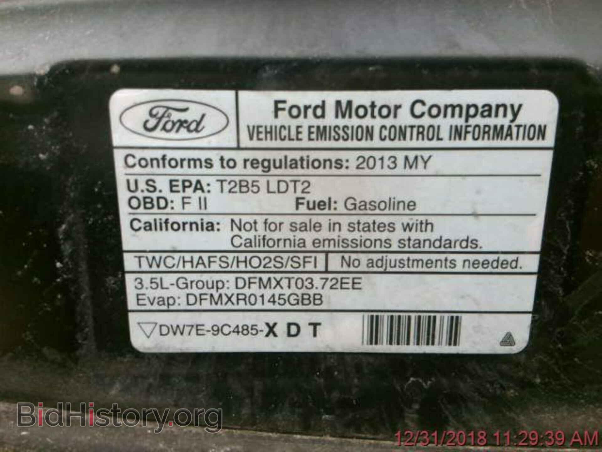 2013 FORD EDGE - VIN: 2FMDK4JC8DBA98383 - Photo 9