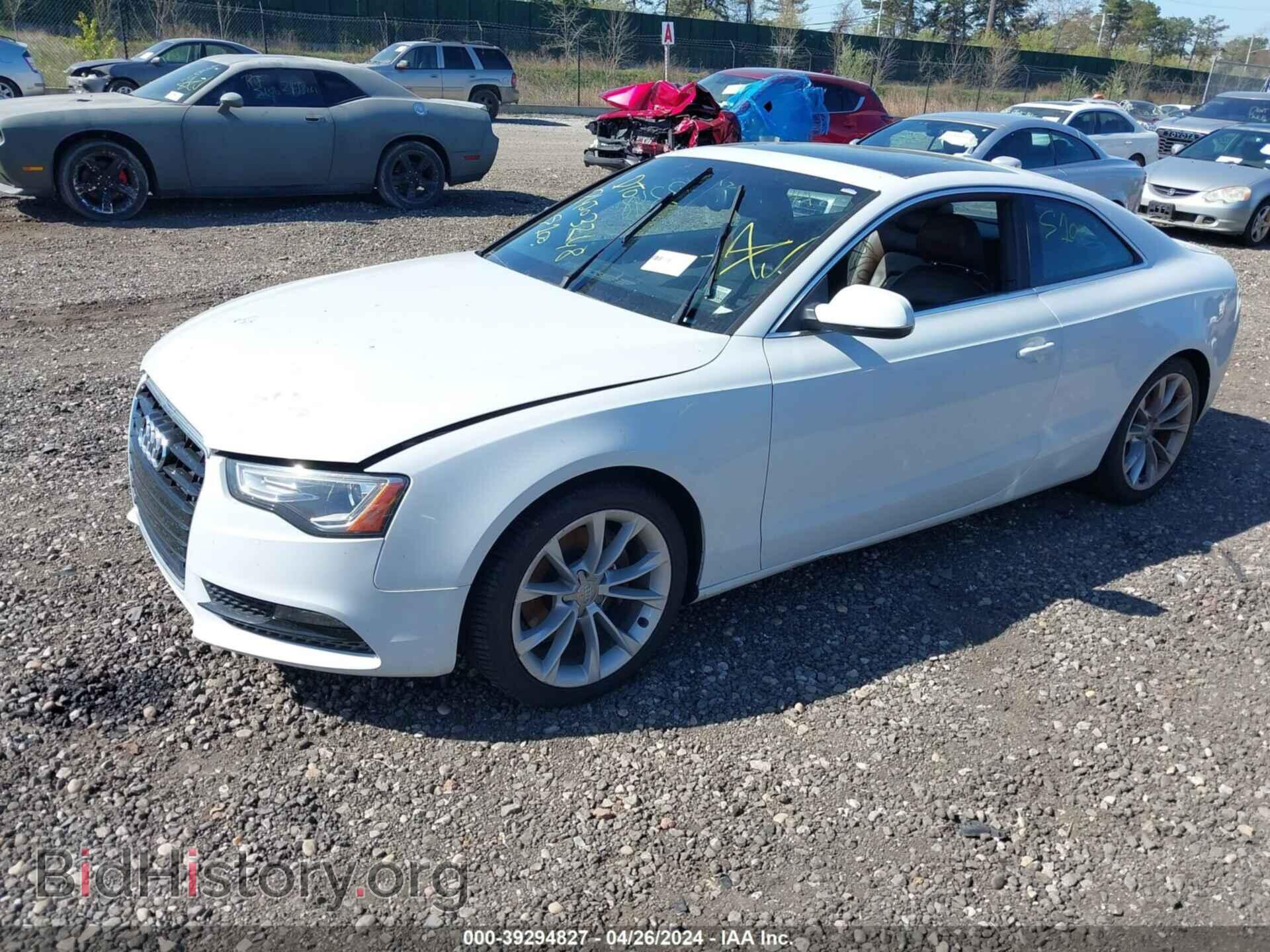 2013 AUDI A5 - VIN: WAULFAFR0DA036579 - Фото 2