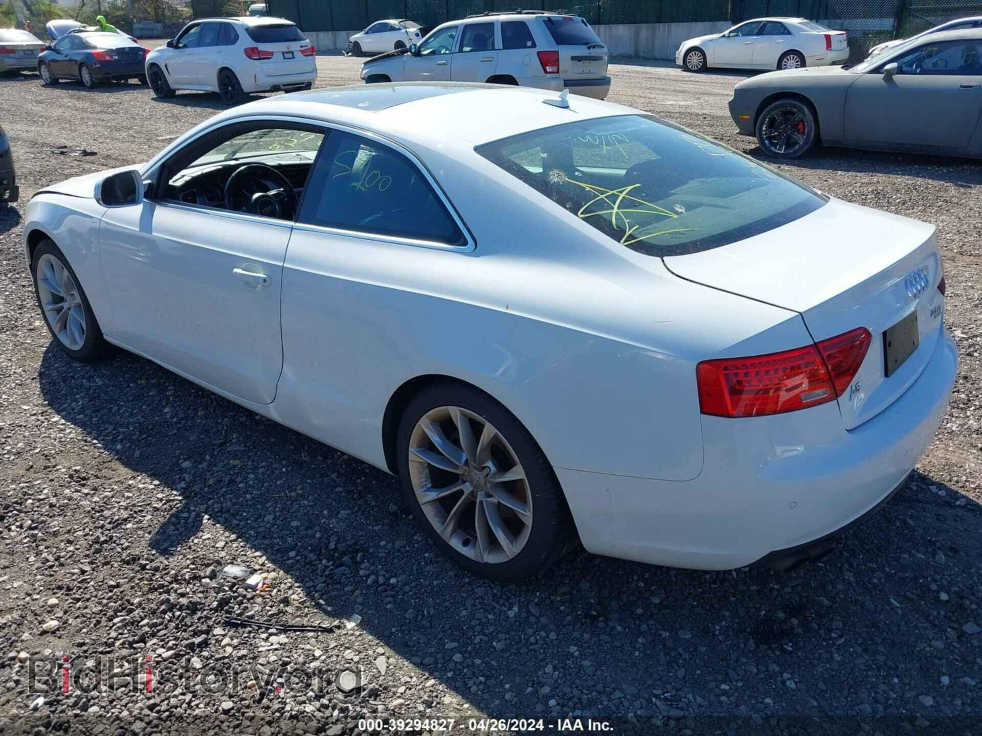 2013 AUDI A5 - VIN: WAULFAFR0DA036579 - Фото 3
