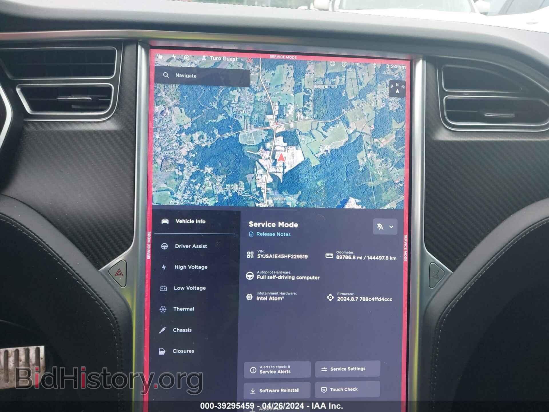 2017 TESLA MODEL S - VIN: 5YJSA1E45HF229519 - Photo 19