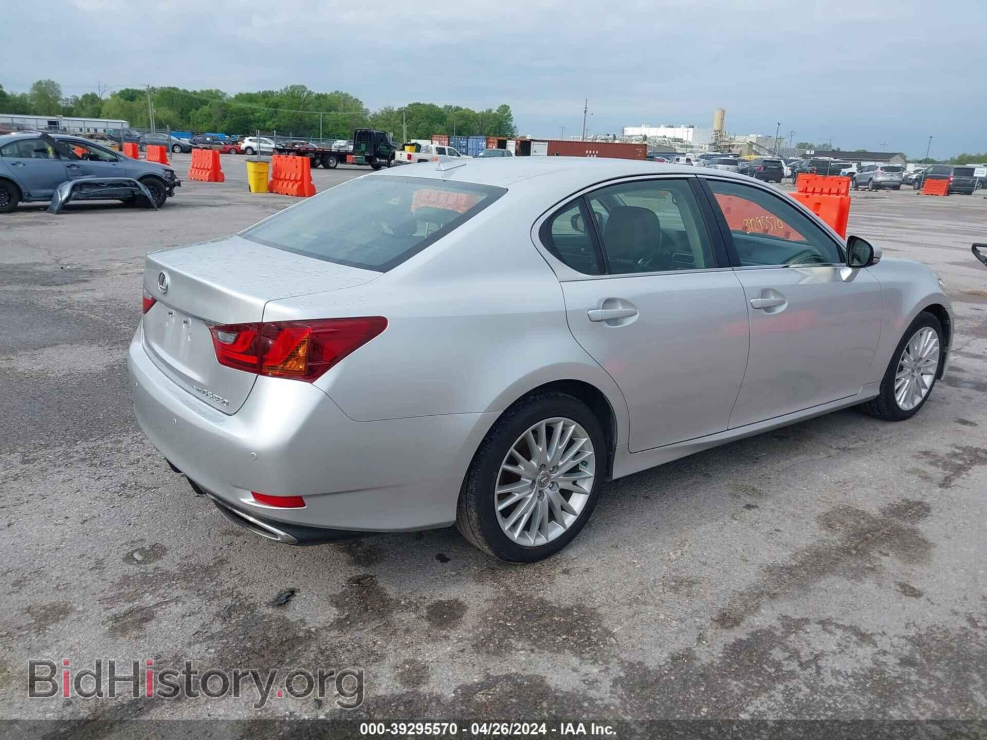 2013 LEXUS GS 350 - VIN: JTHCE1BL8D5005627 - Фото 4