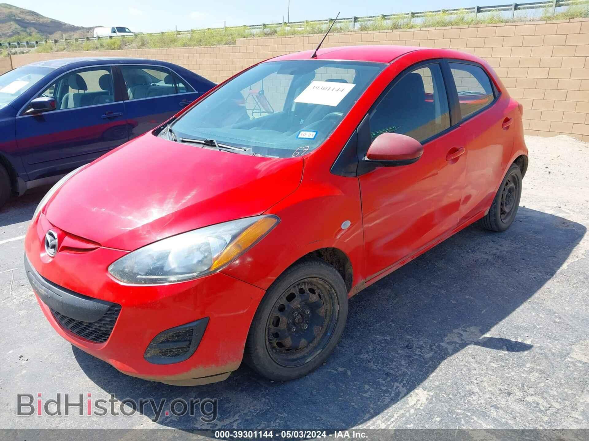 2014 MAZDA MAZDA2 - VIN: JM1DE1KY5E0184712 - Фото 2