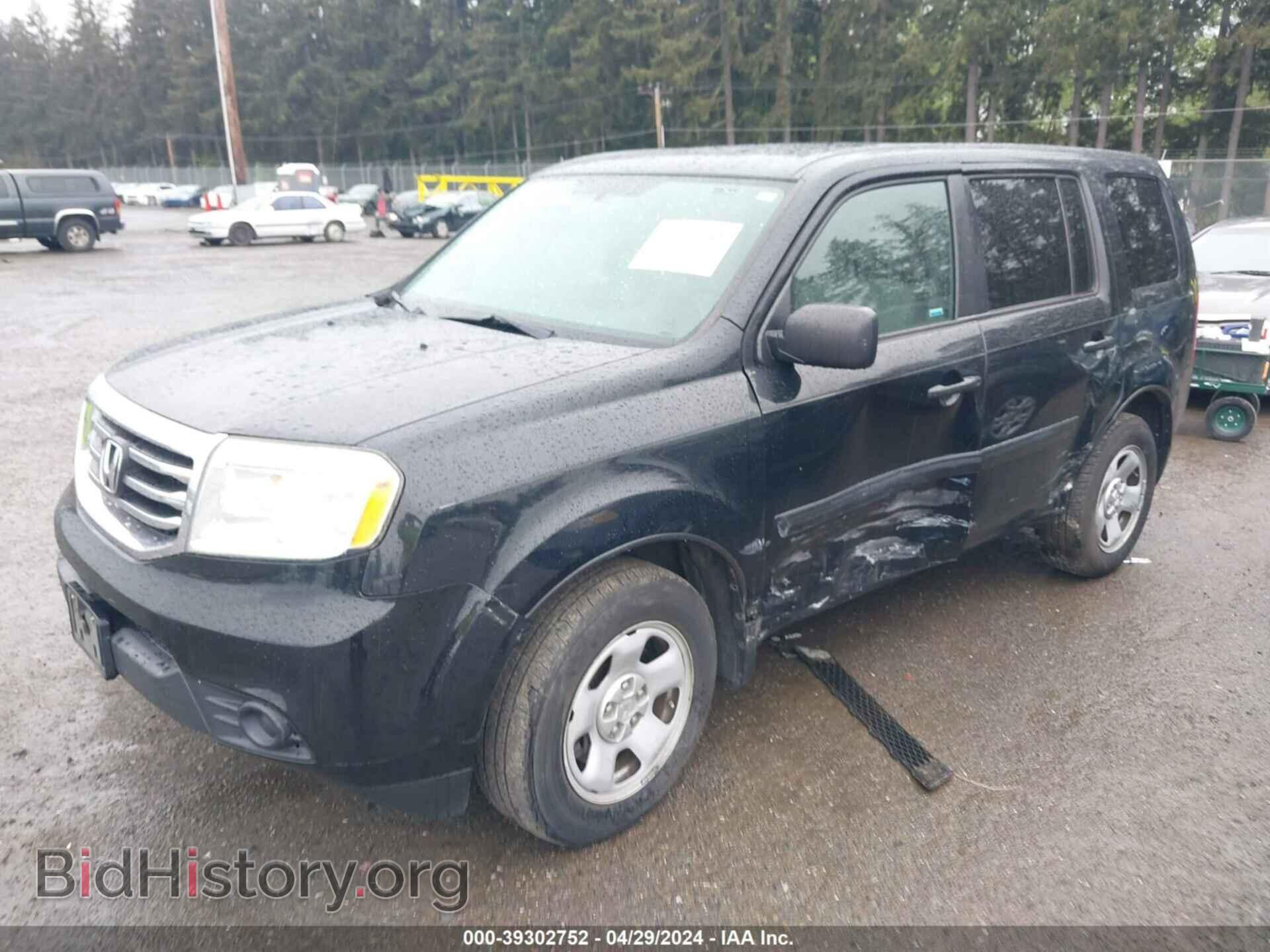 2013 HONDA PILOT - VIN: 5FNYF4H21DB037502 - Фото 2