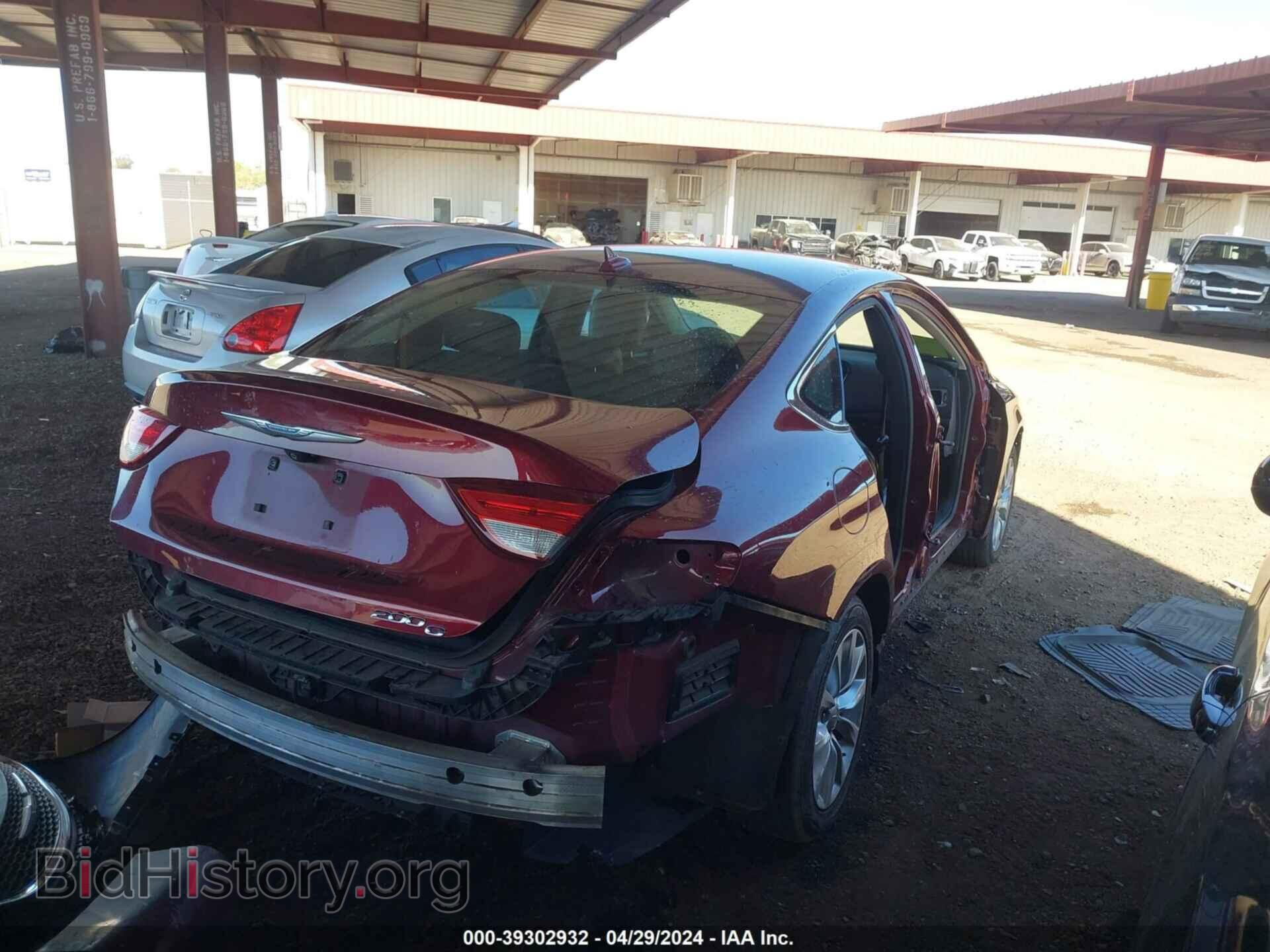 2015 CHRYSLER 200 - VIN: 1C3CCCCB9FN623393 - Фото 4