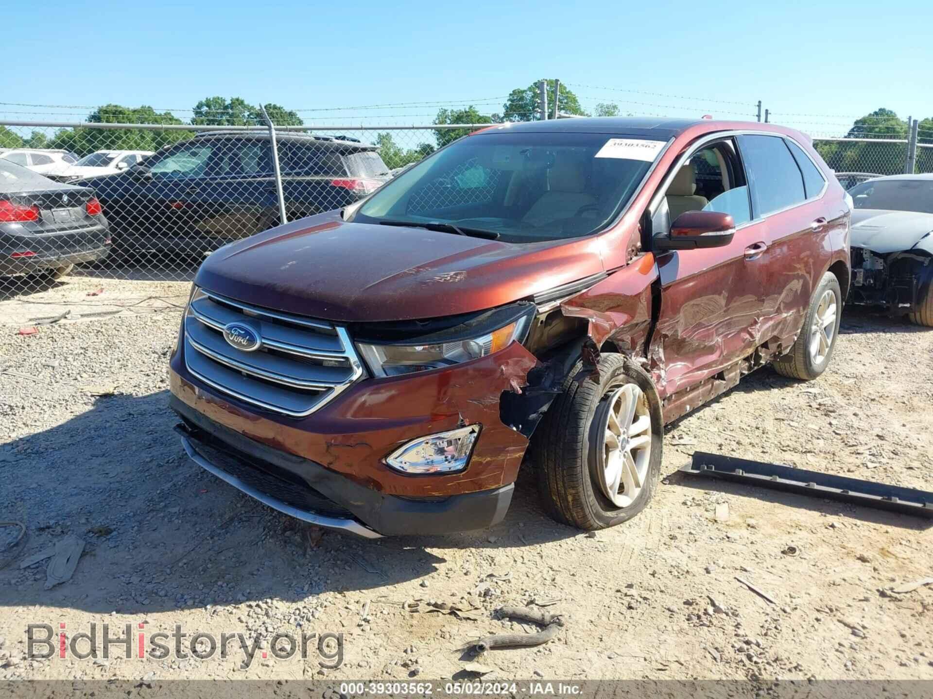 2015 FORD EDGE - VIN: 2FMTK4J85FBC34642 - Фото 2
