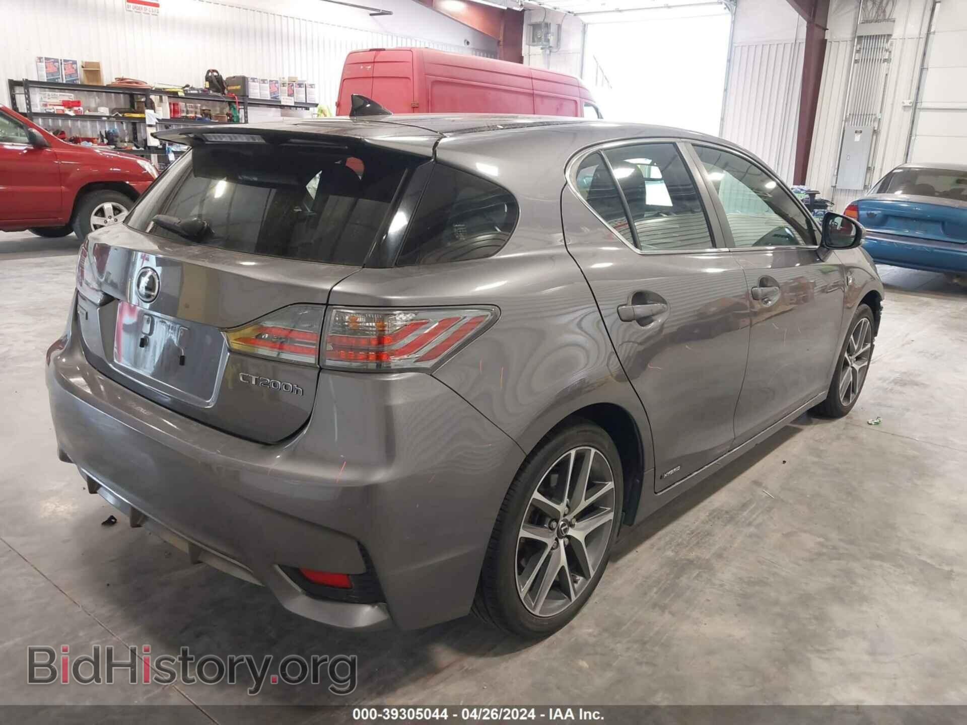 2016 LEXUS CT 200H - VIN: JTHKD5BH3G2254585 - Фото 4