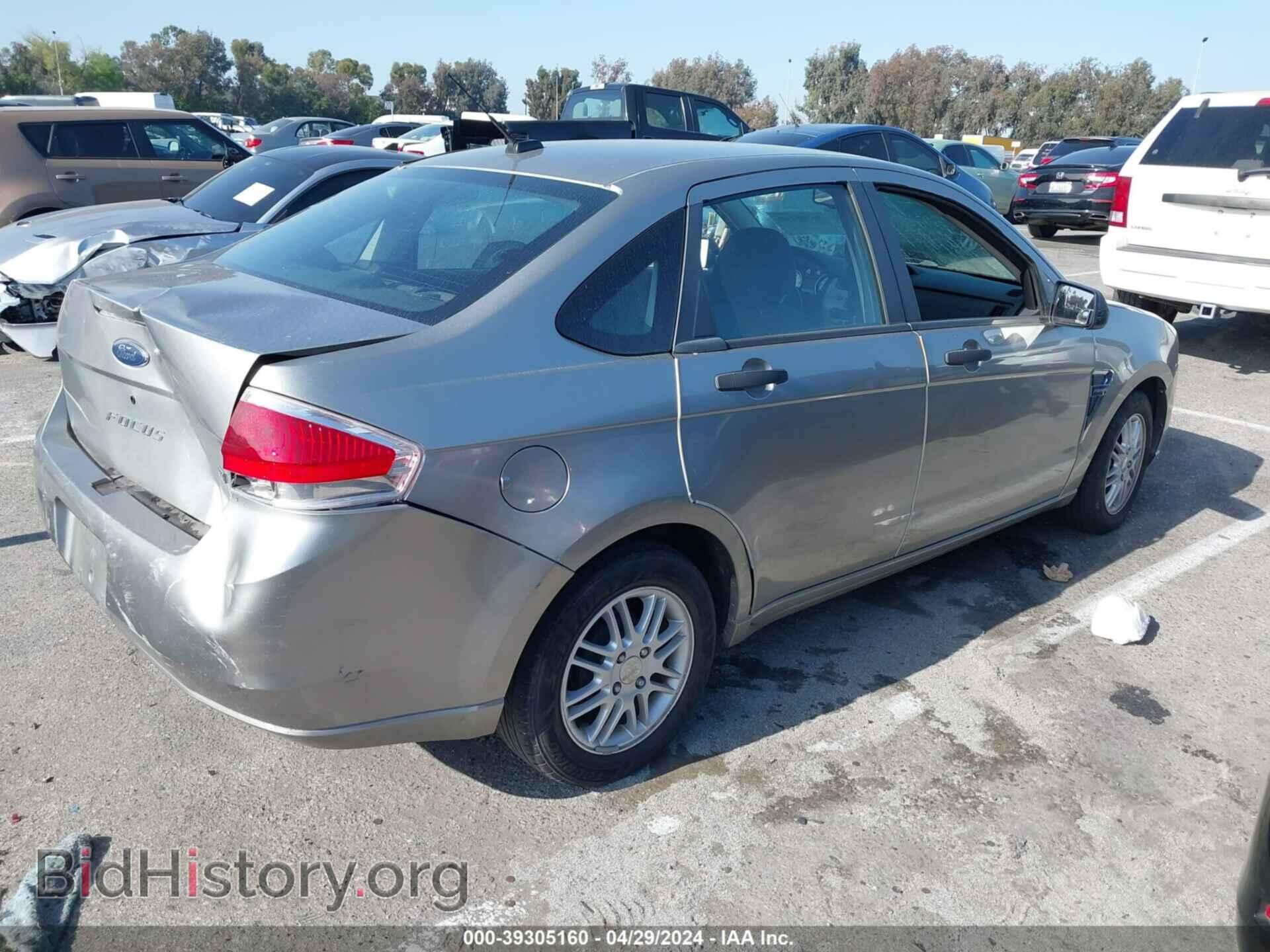 2008 FORD FOCUS - VIN: 1FAHP35N68W228944 - Фото 4