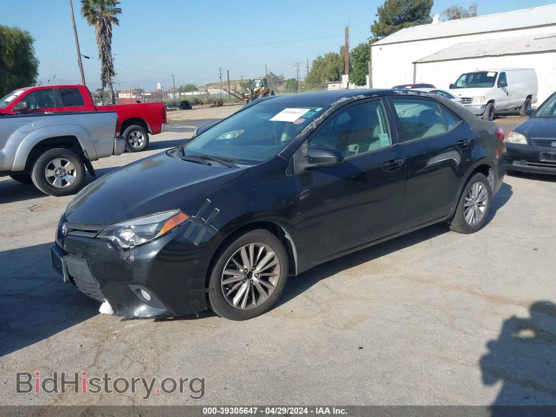 2014 TOYOTA COROLLA - VIN: 5YFBURHE0EP022014 - Фото 2