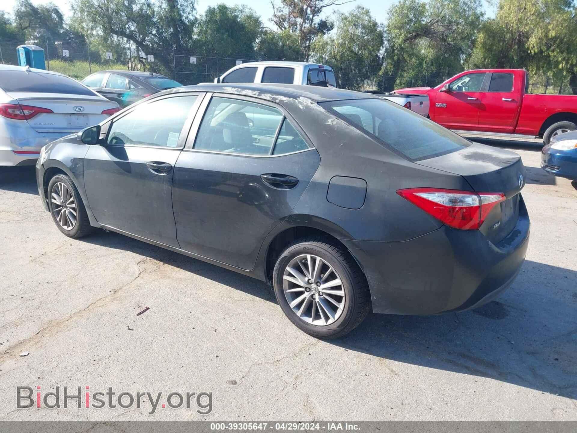 2014 TOYOTA COROLLA - VIN: 5YFBURHE0EP022014 - Фото 3