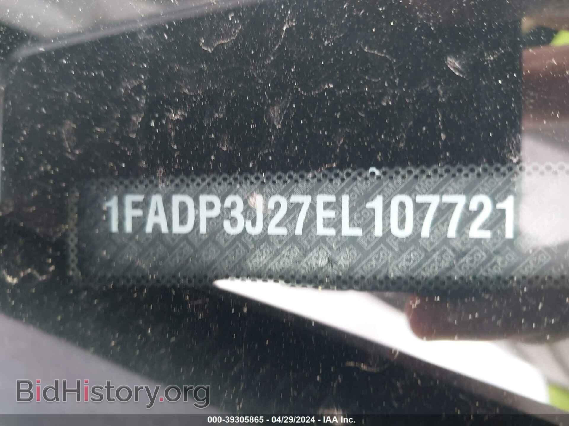 2014 FORD FOCUS - VIN: 1FADP3J27EL107721 - Фото 9