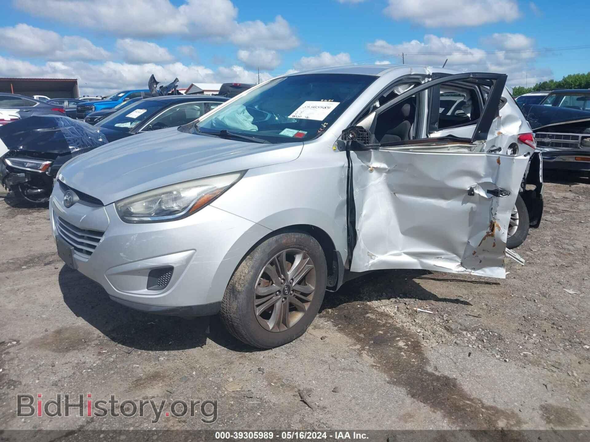 2014 HYUNDAI TUCSON - VIN: KM8JTCAFXEU856465 - Фото 2