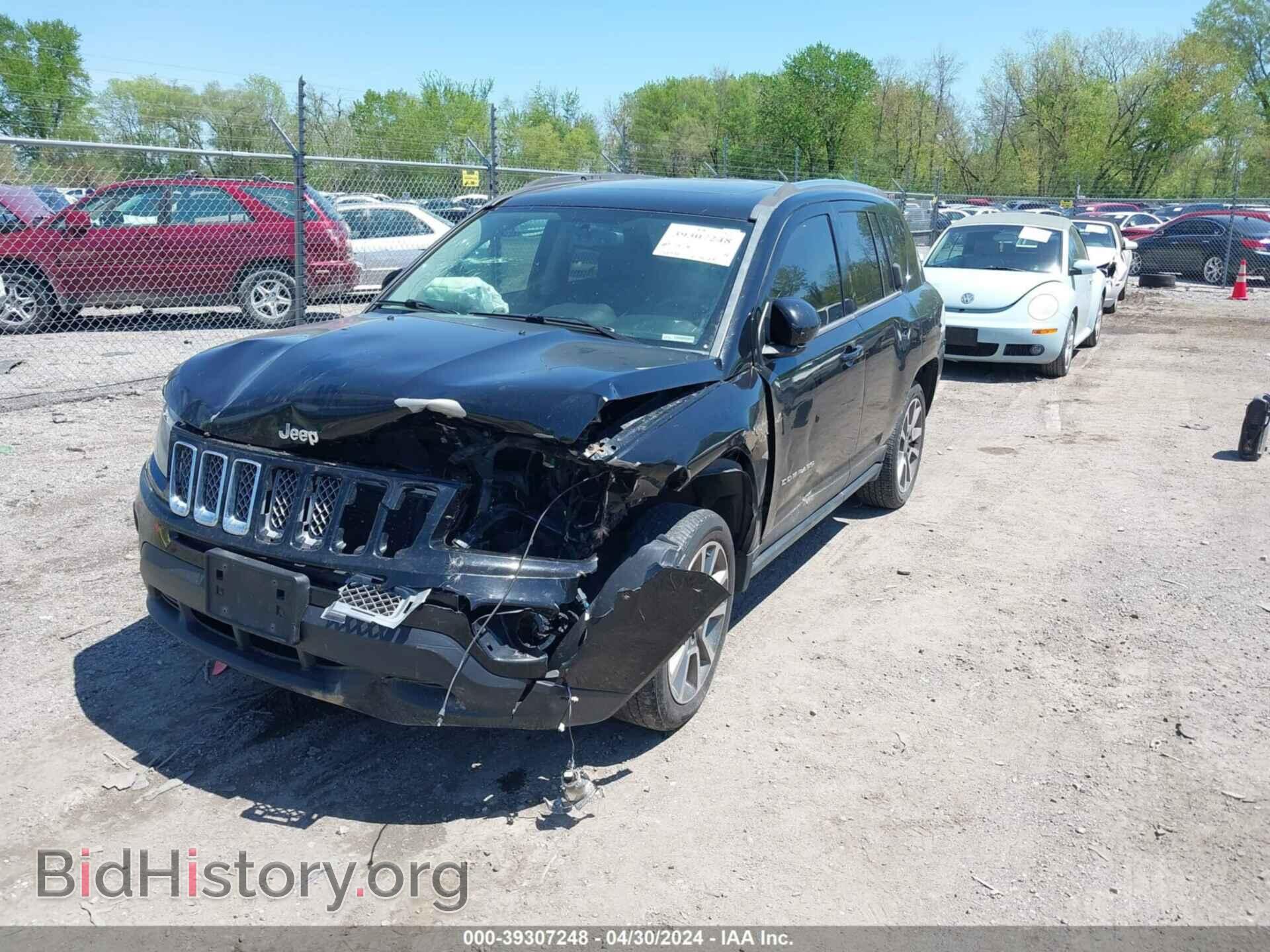 2014 JEEP COMPASS - VIN: 1C4NJDCB3ED652845 - Фото 2