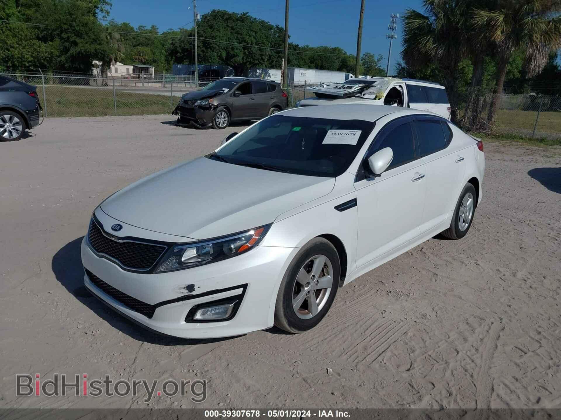 2015 KIA OPTIMA - VIN: KNAGM4A75F5627128 - Фото 2