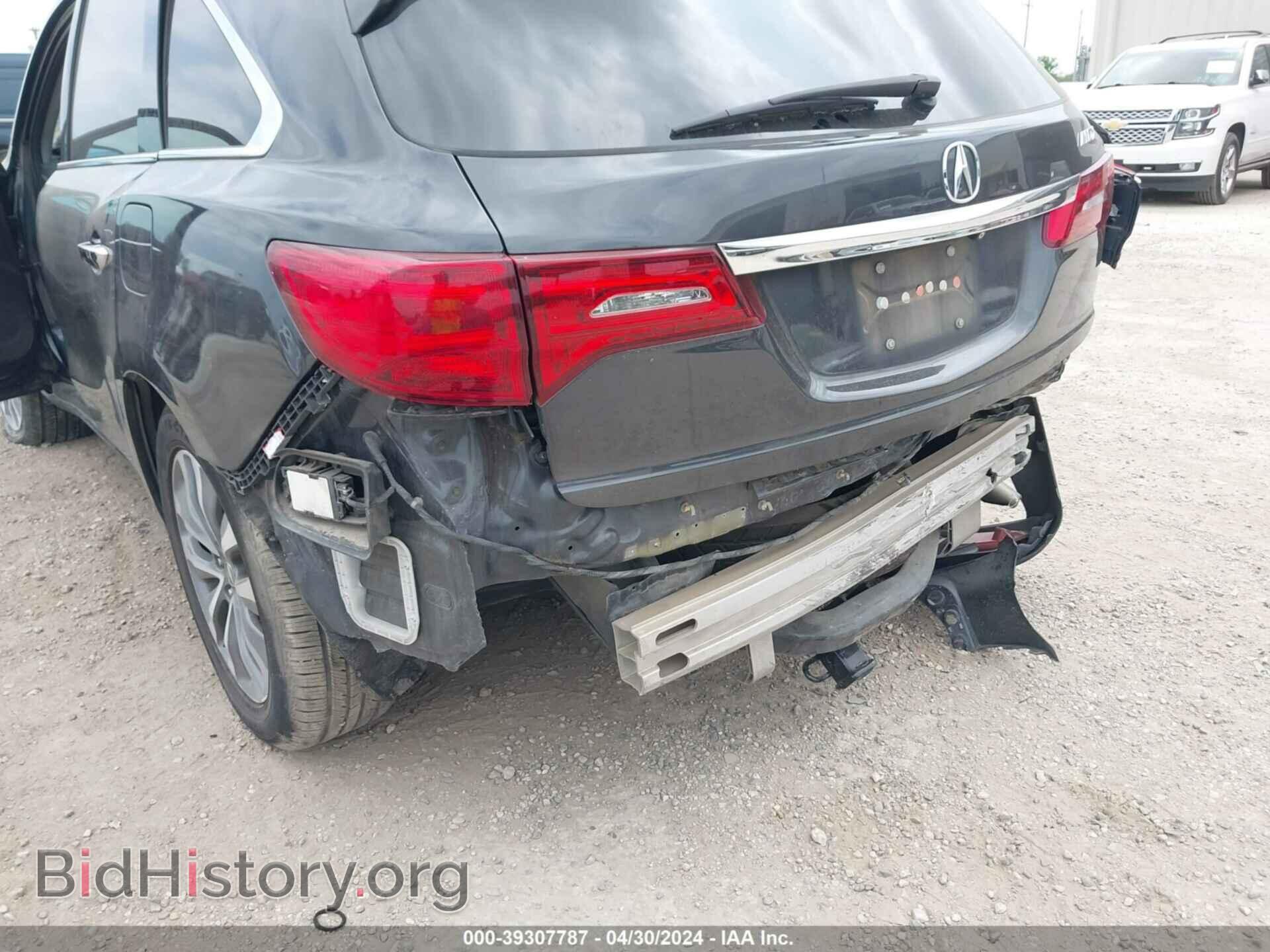 2016 ACURA MDX - VIN: 5FRYD3H49GB004770 - Фото 6