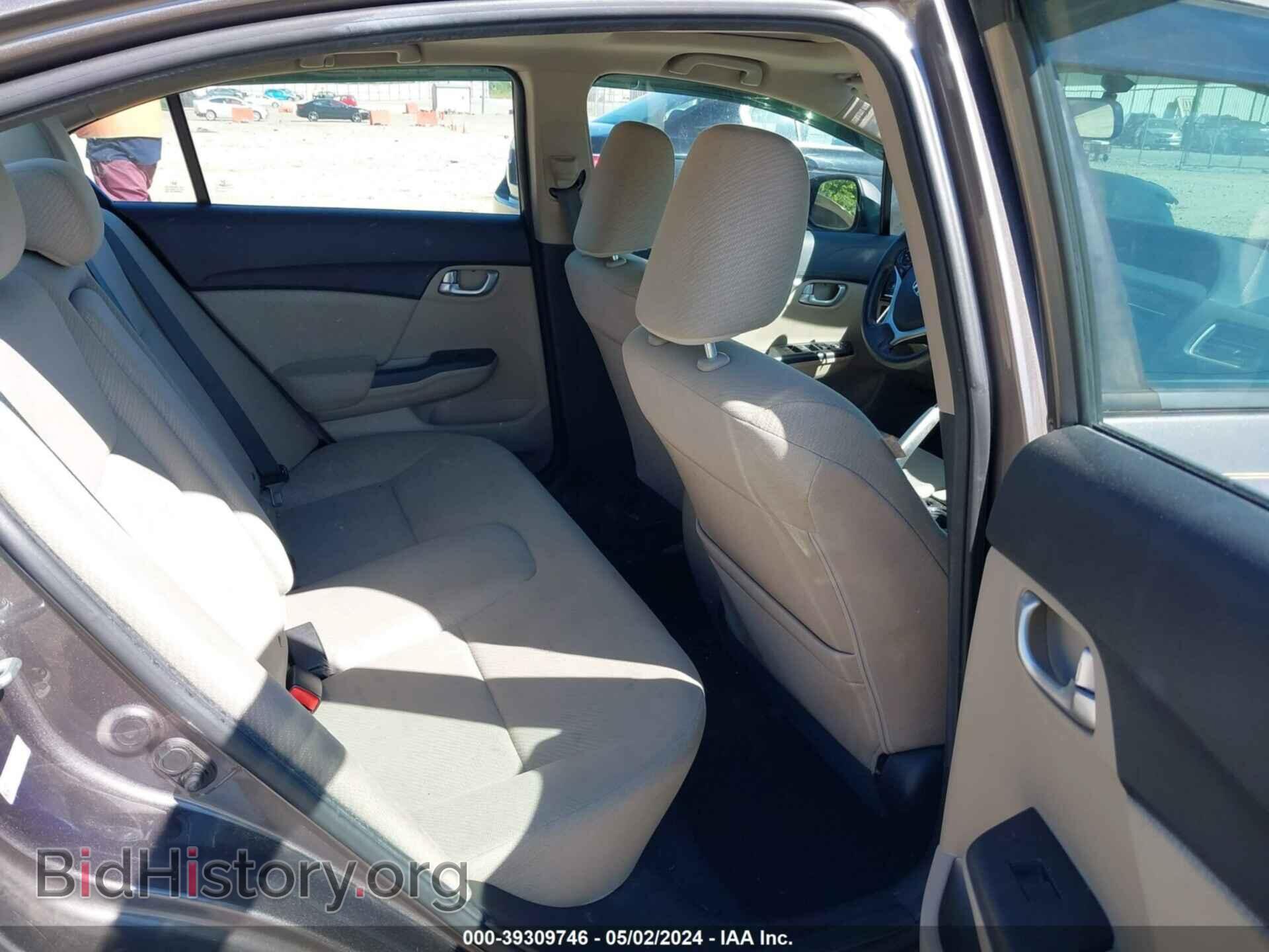 2013 HONDA CIVIC - VIN: 19XFB2F8XDE042704 - Фото 8