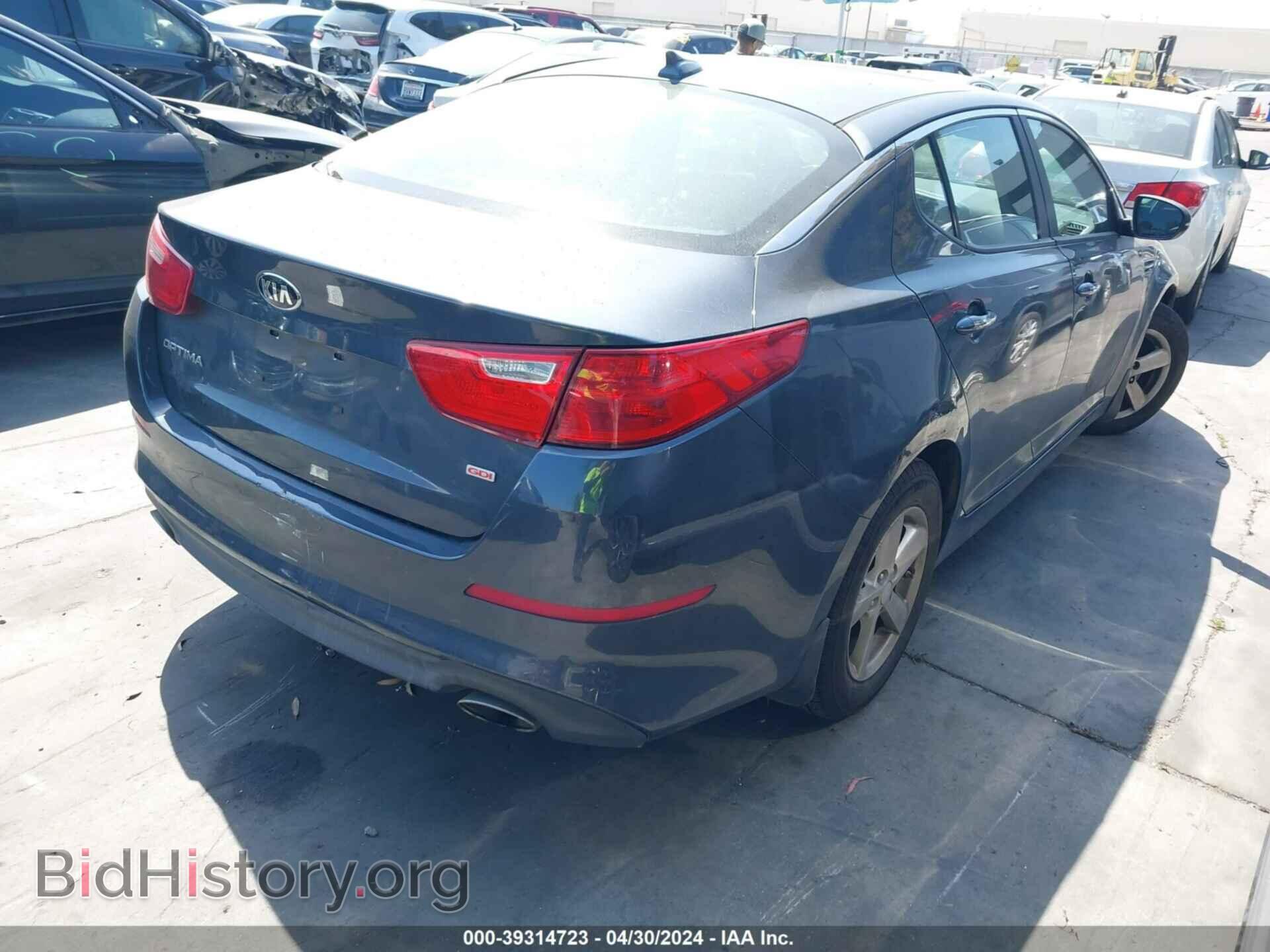 2015 KIA OPTIMA - VIN: KNAGM4A76F5576027 - Фото 4