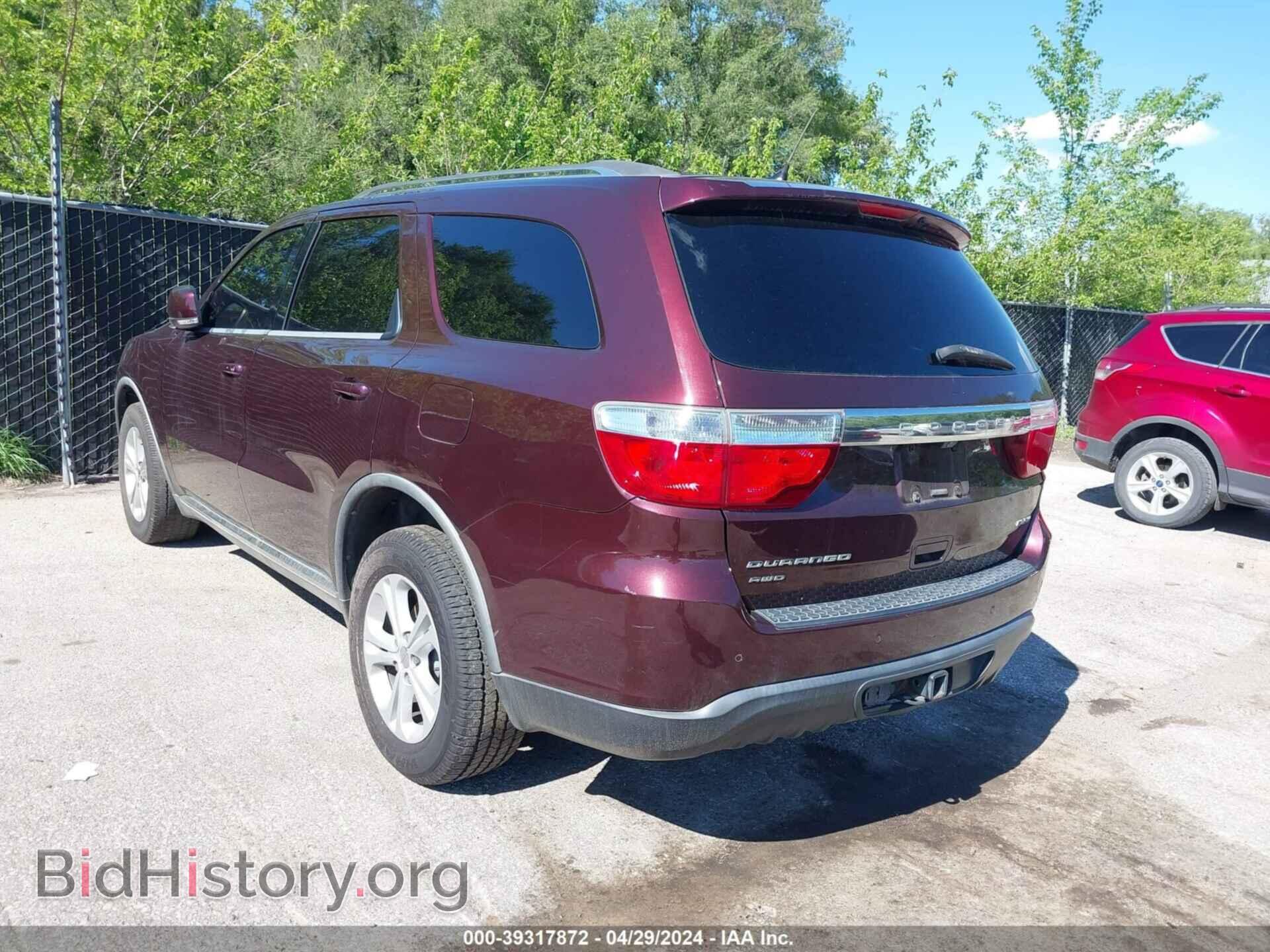 2012 DODGE DURANGO - VIN: 1C4RDJDG8CC181117 - Фото 3