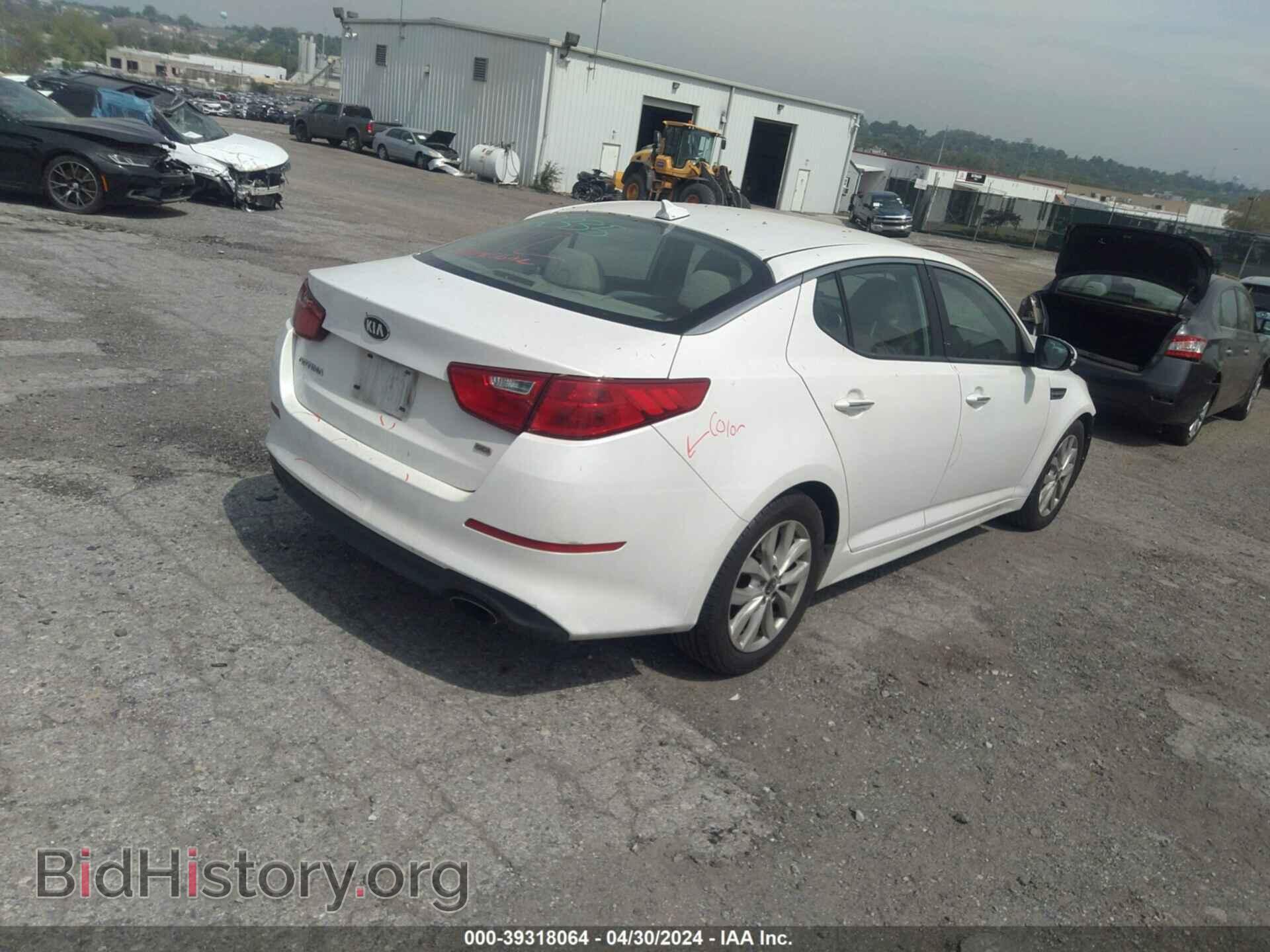 2015 KIA OPTIMA - VIN: KNAGM4A78F5614325 - Photo 4