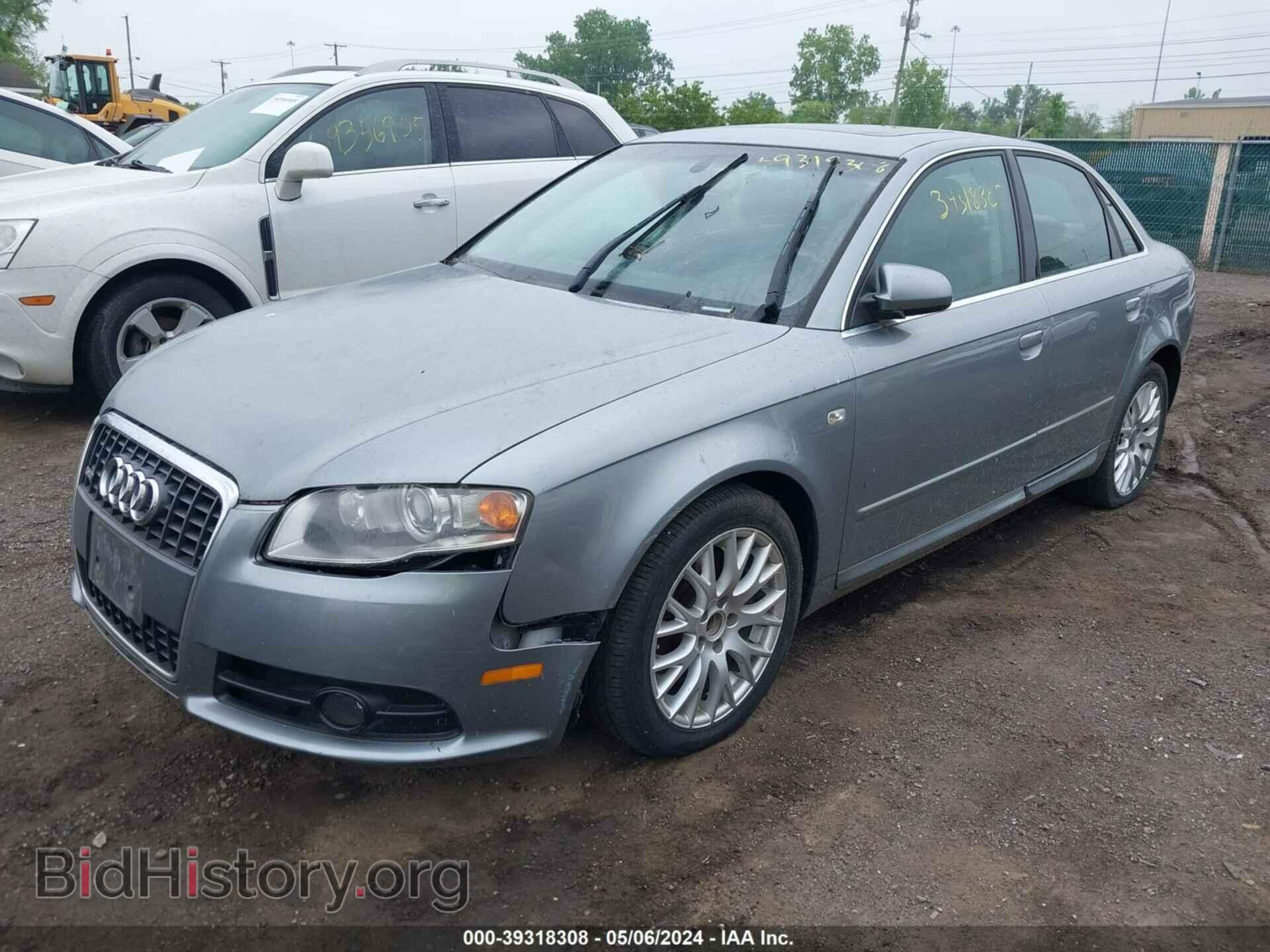 2008 AUDI A4 - VIN: WAUDF78E28A147061 - Фото 2