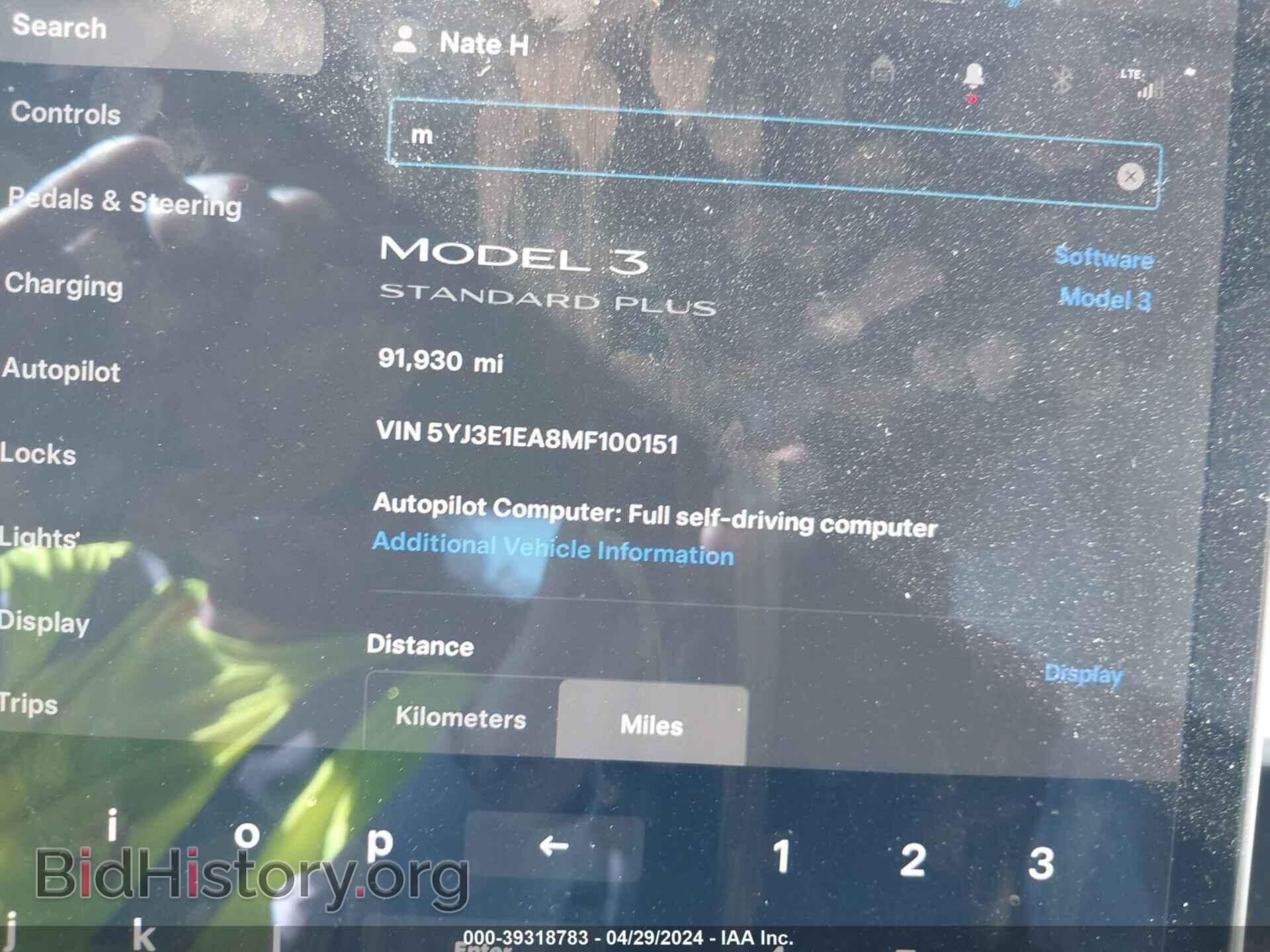 2021 TESLA MODEL 3 - VIN: 5YJ3E1EA8MF100151 - Photo 7