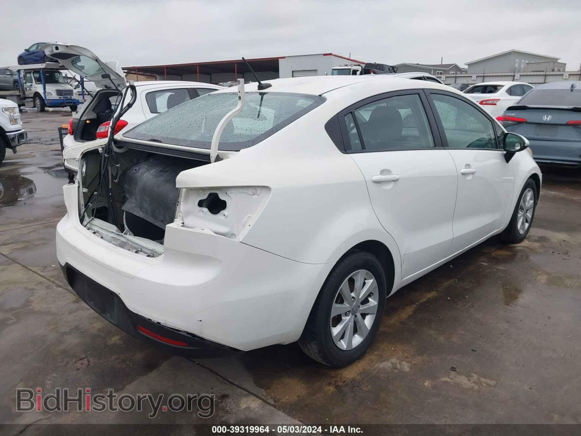 2013 KIA RIO - VIN: KNADN4A31D6233744 - Фото 4