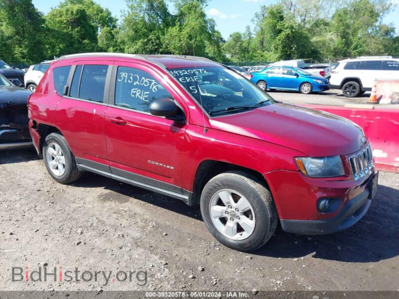 2015 Jeep COMPASS Sport (VIN 1C4NJCBA0FD285018) — photo 1 of 11, IAAI, damage: rear