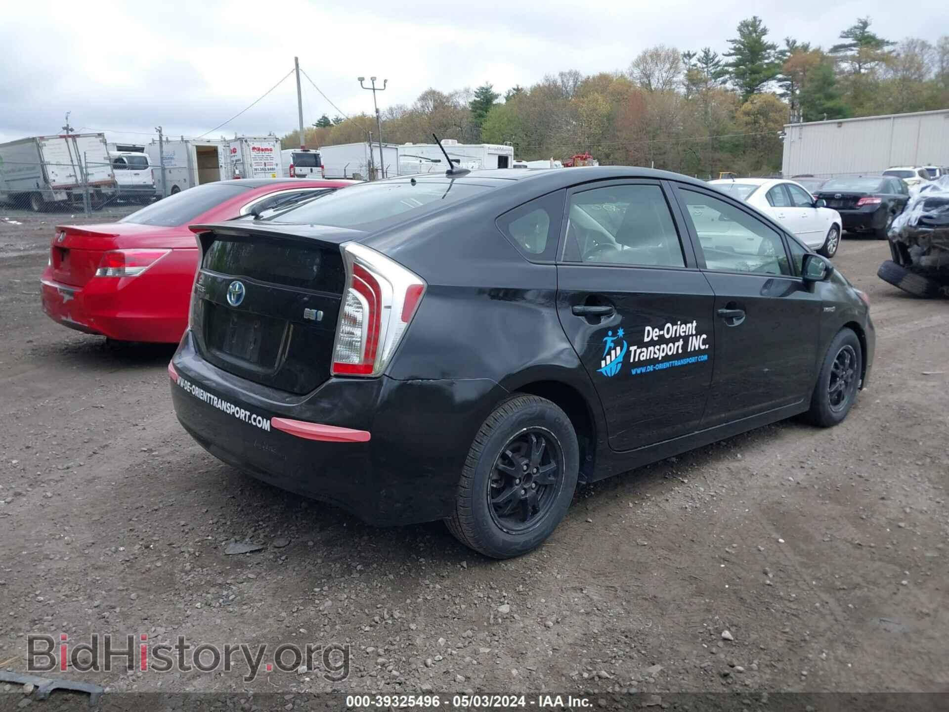2014 TOYOTA PRIUS - VIN: JTDKN3DU4E1742783 - Фото 4