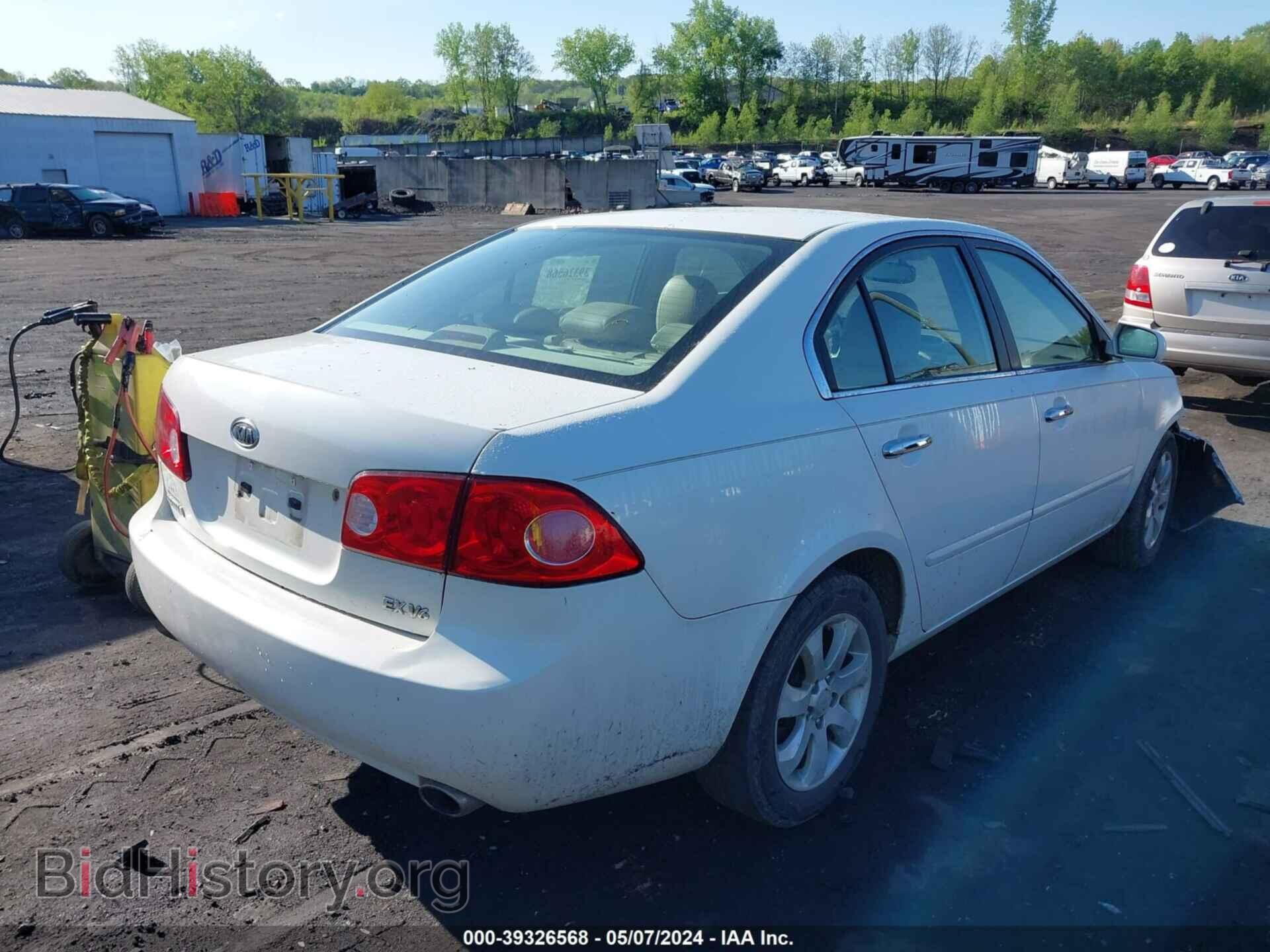 2007 KIA OPTIMA - VIN: KNAGE124875099604 - Фото 4