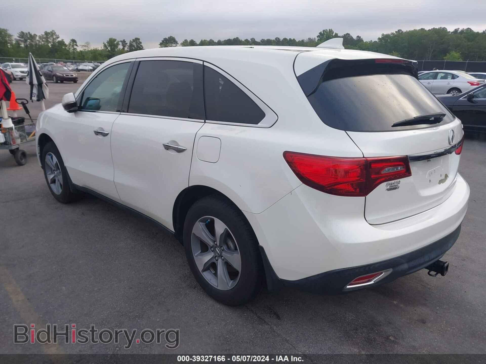 2014 ACURA MDX - VIN: 5FRYD3H25EB014174 - Фото 3