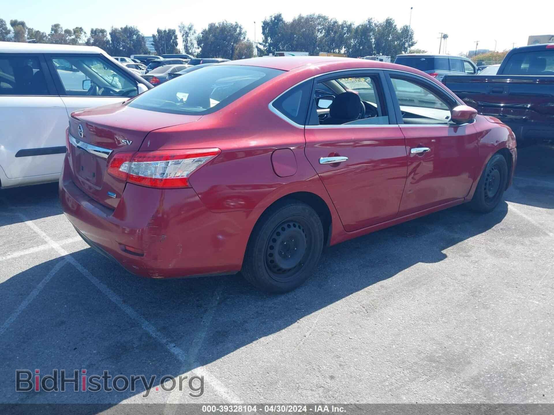 2013 NISSAN SENTRA - VIN: 3N1AB7AP1DL720549 - Фото 4