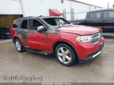 2011 Dodge DURANGO Citadel, красный — VIN 1D4SE5GT9BC648657, IAAI