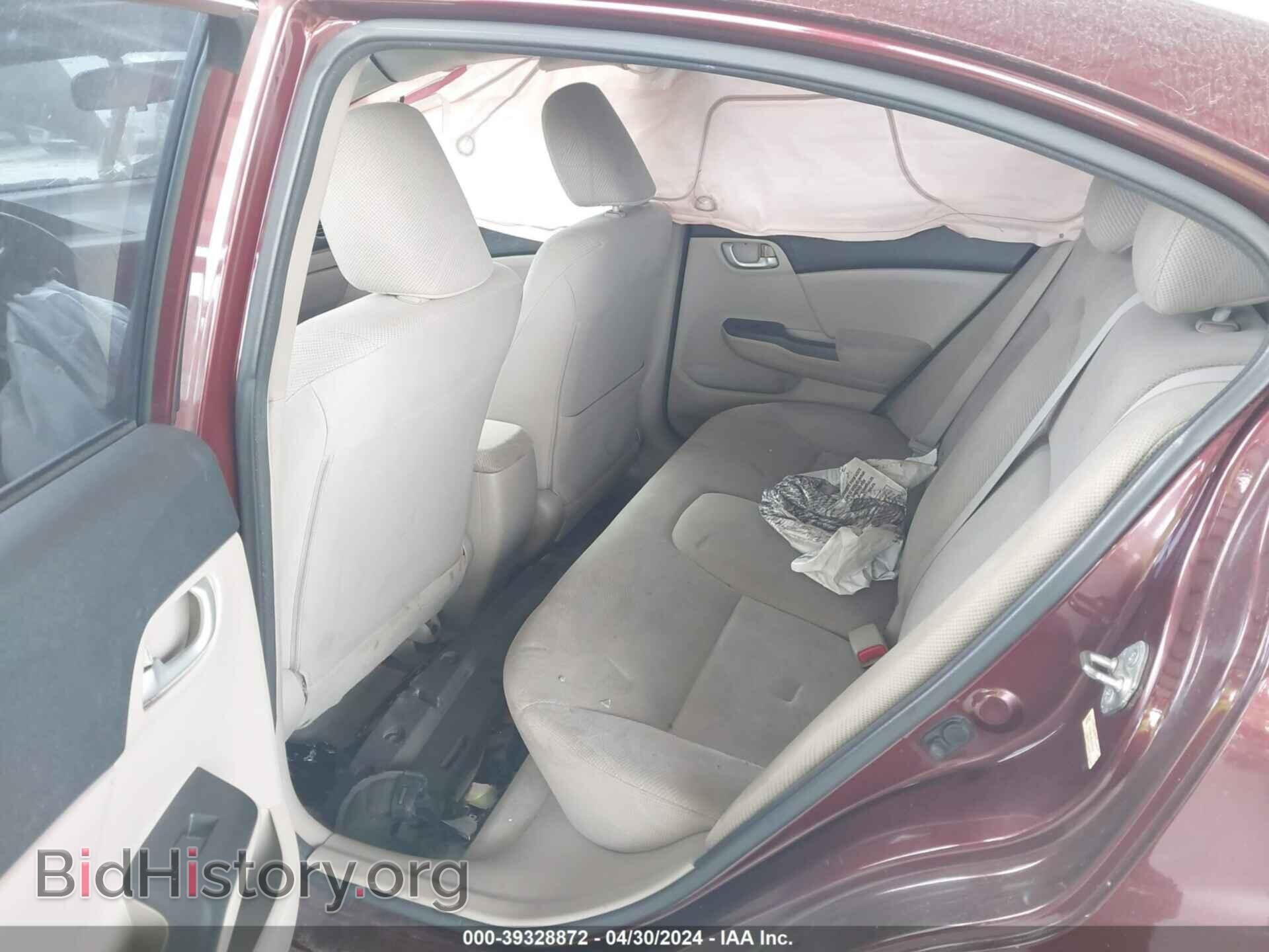 2012 HONDA CIVIC - VIN: 19XFB2F58CE022536 - Фото 8