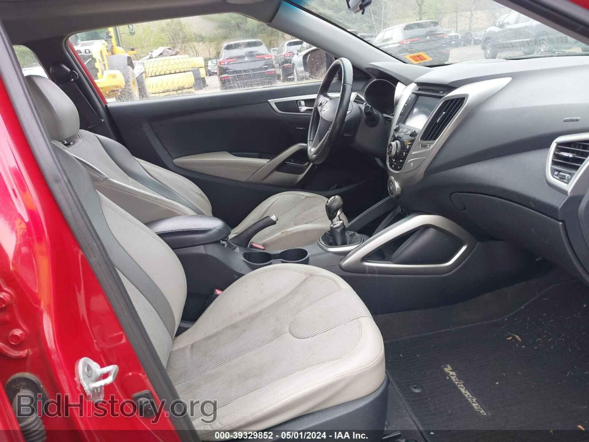2012 HYUNDAI VELOSTER - VIN: KMHTC6AD8CU077605 - Фото 5